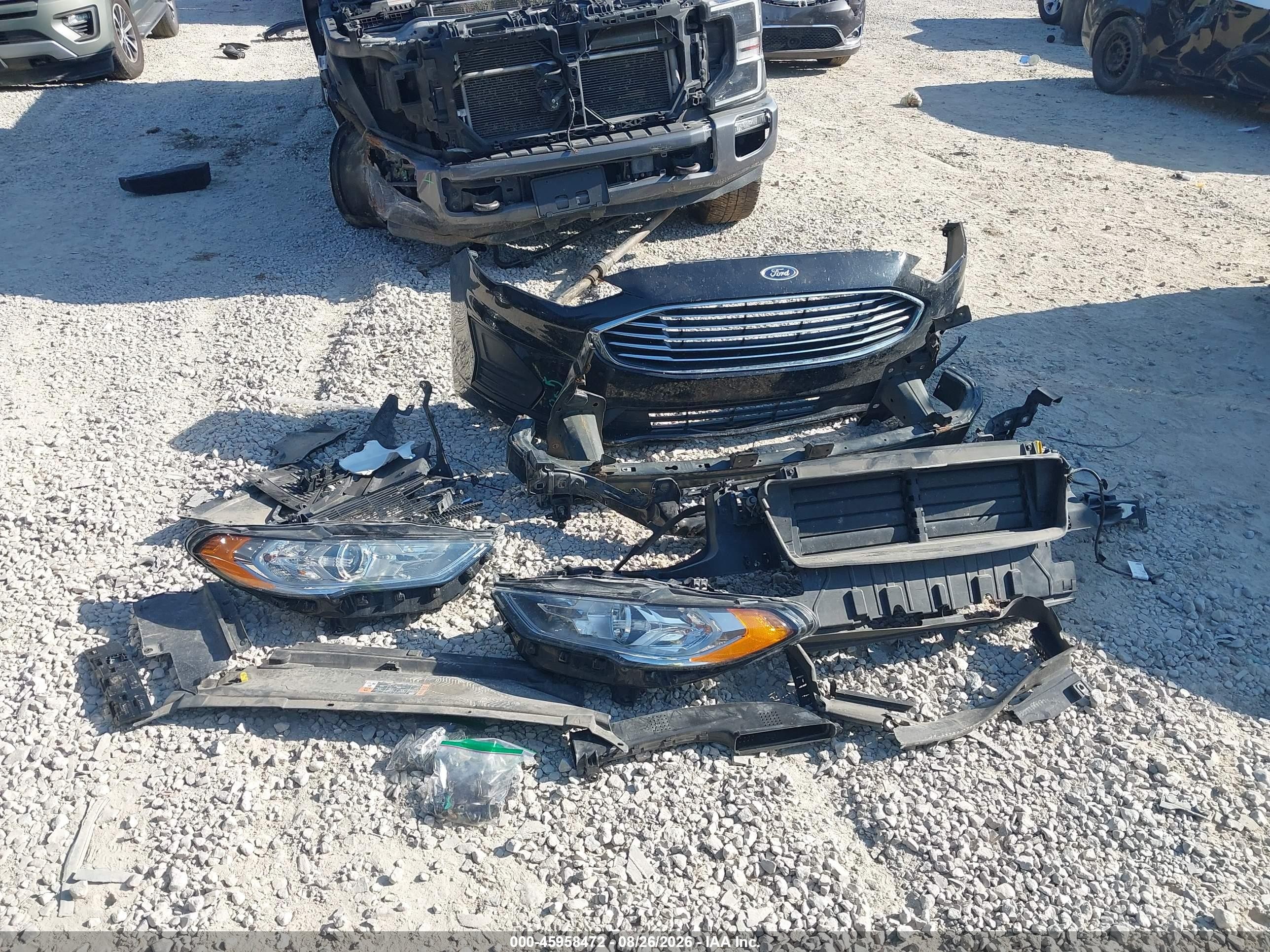 2019 Ford Fusion Se Black vin: 3FA6P0HD4KR130269