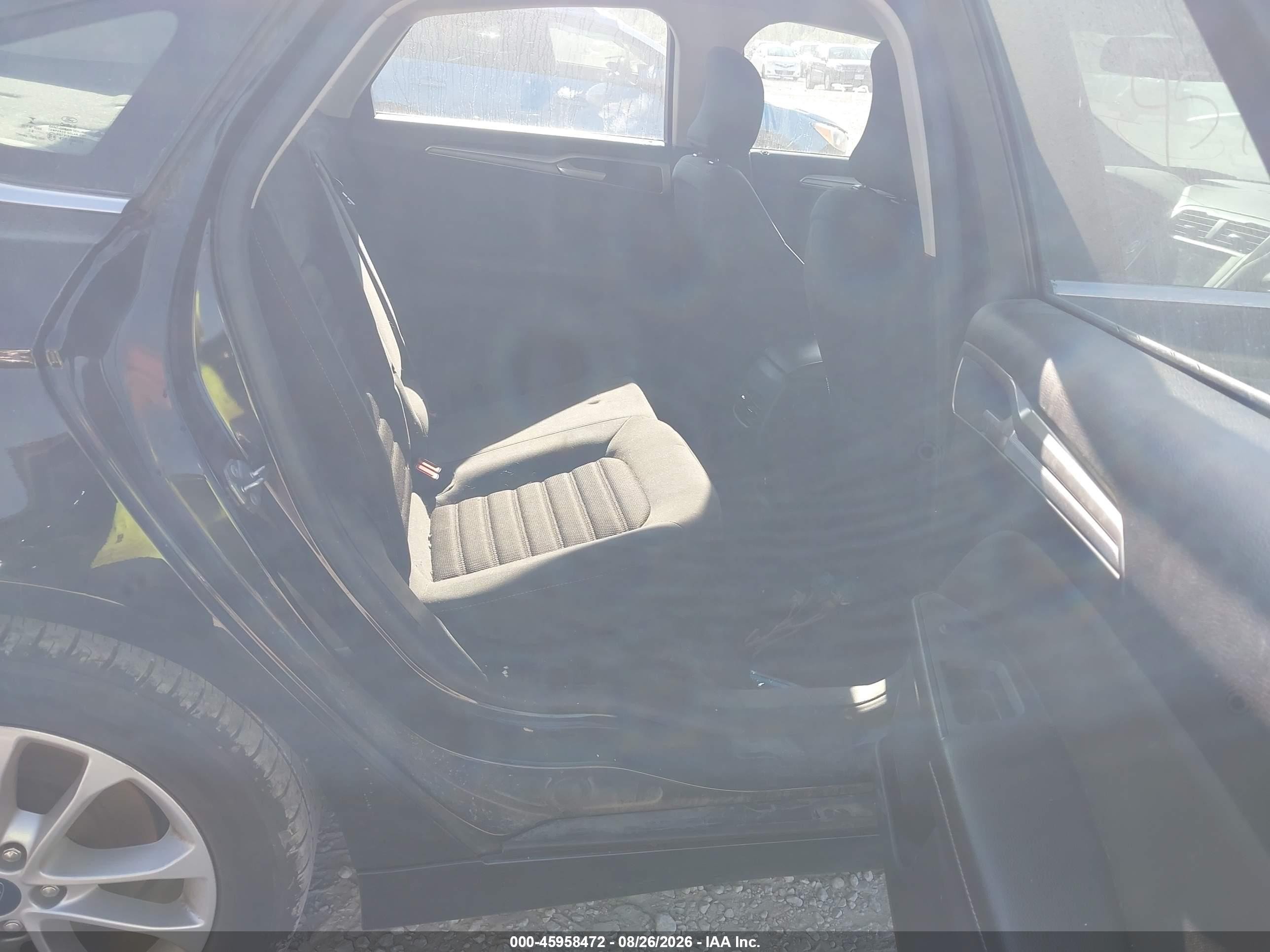 2019 Ford Fusion Se Black vin: 3FA6P0HD4KR130269
