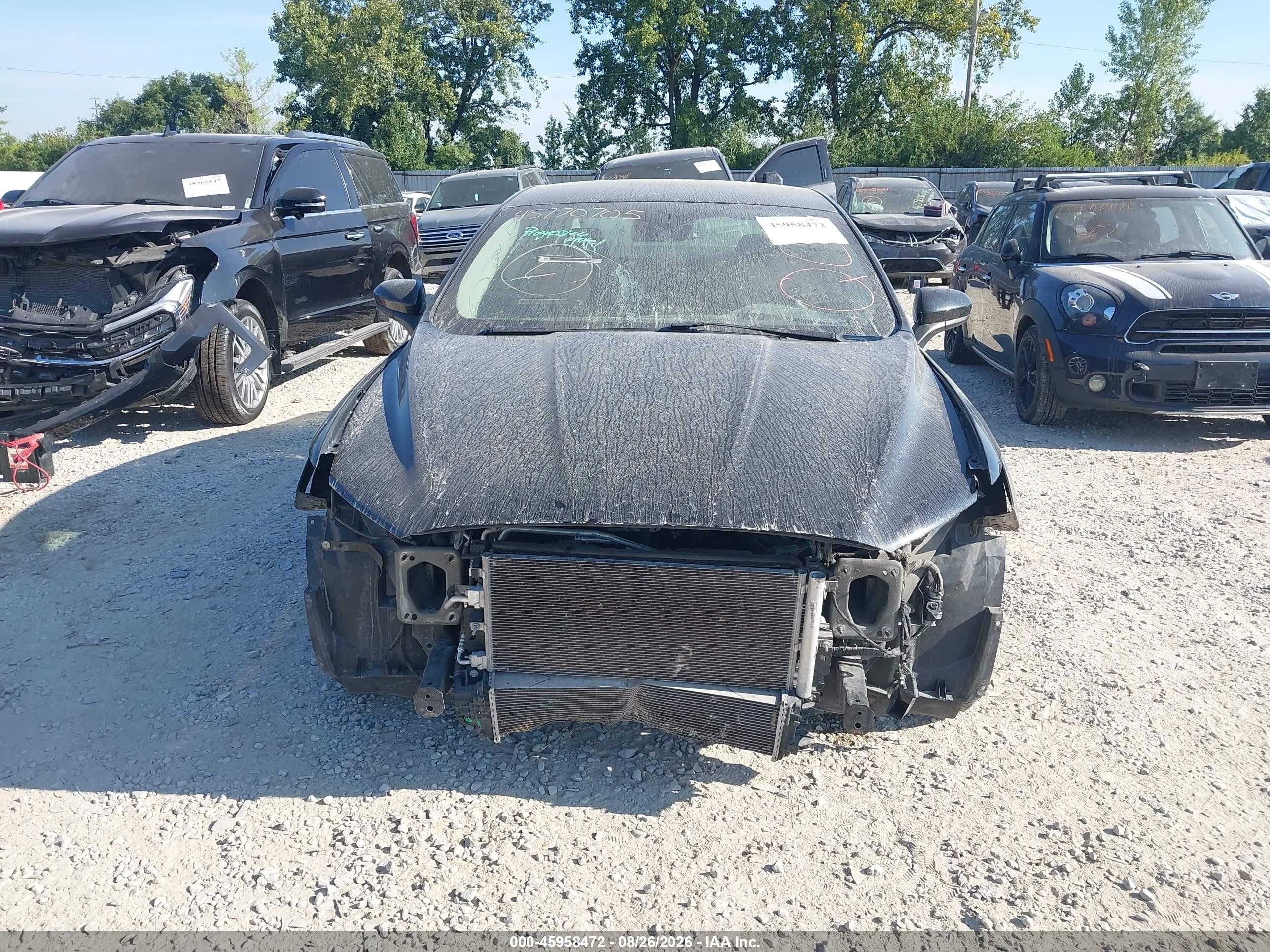 2019 Ford Fusion Se Black vin: 3FA6P0HD4KR130269