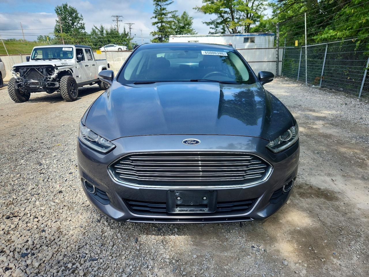 2014 Ford Fusion Se Gray vin: 3FA6P0HD5ER119754