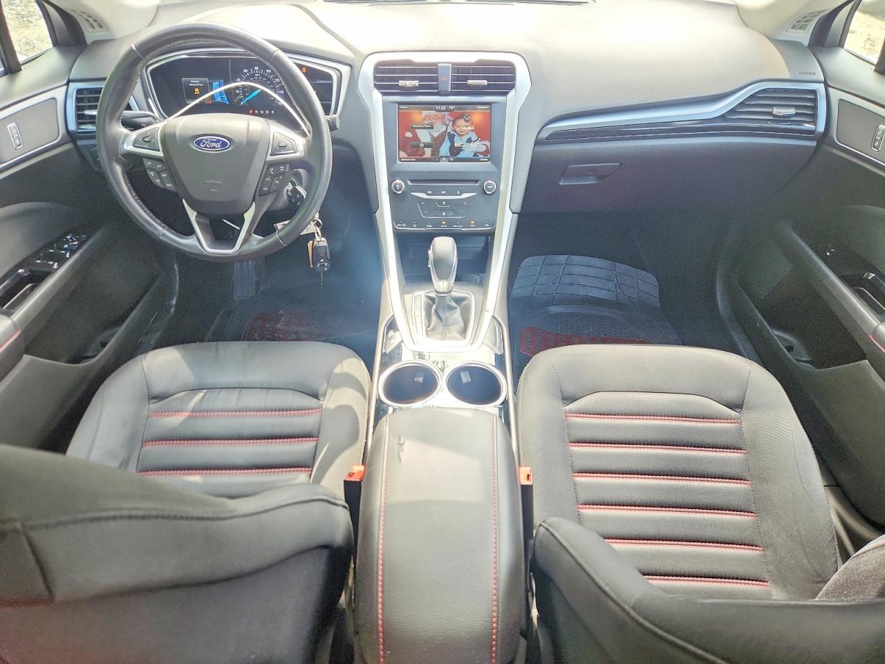 2014 Ford Fusion Se Gray vin: 3FA6P0HD5ER119754
