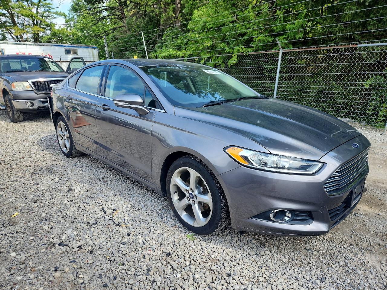 2014 Ford Fusion Se Gray vin: 3FA6P0HD5ER119754