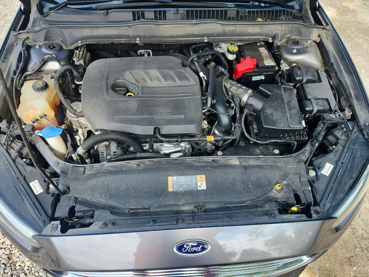 2014 Ford Fusion Se Gray vin: 3FA6P0HD5ER119754