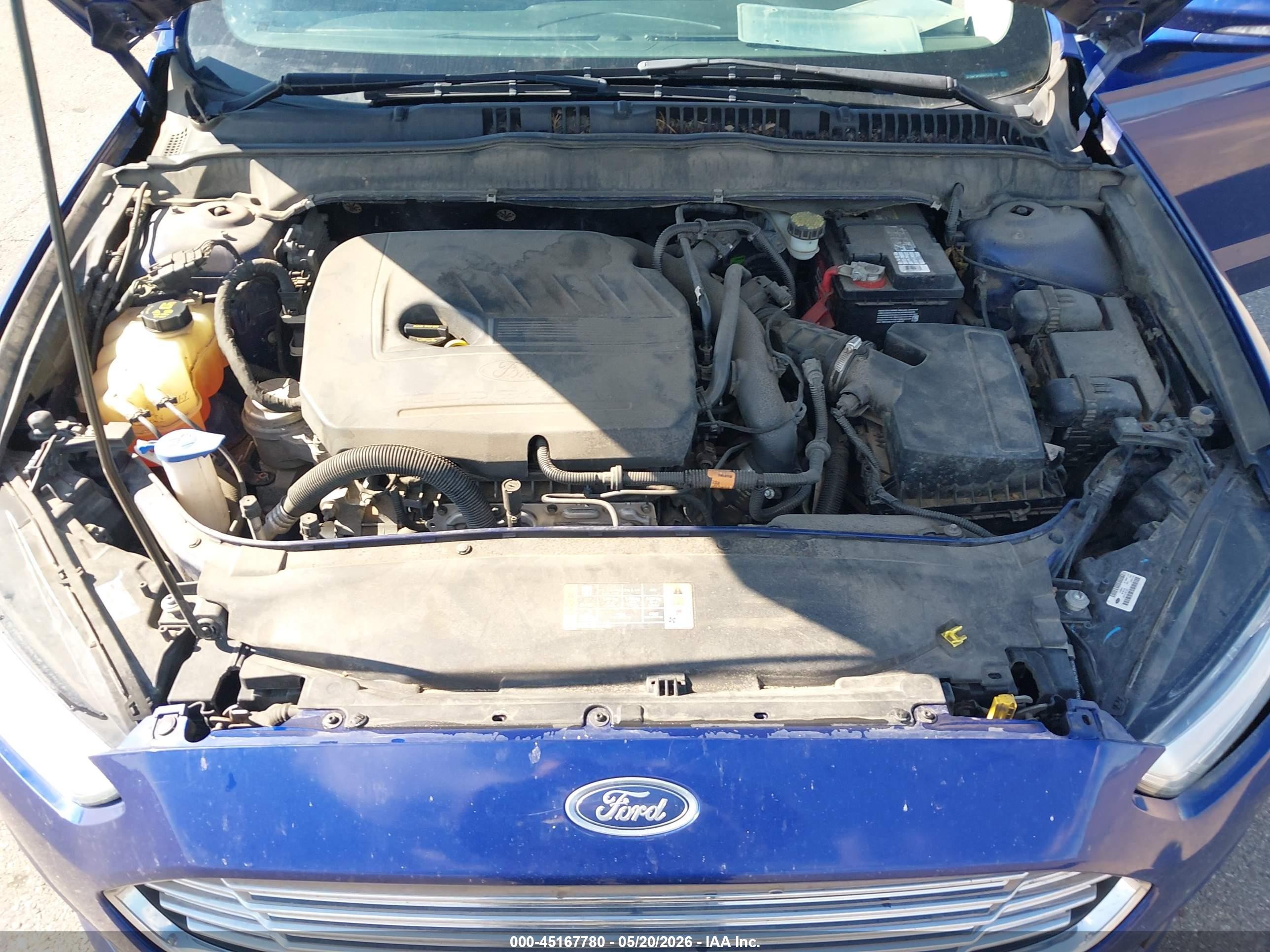 2014 Ford Fusion Se Blue vin: 3FA6P0HD5ER142144