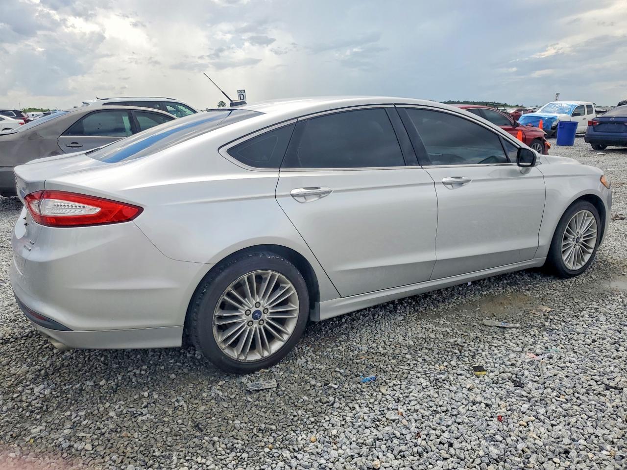 2014 Ford Fusion Se Silver vin: 3FA6P0HD5ER149112