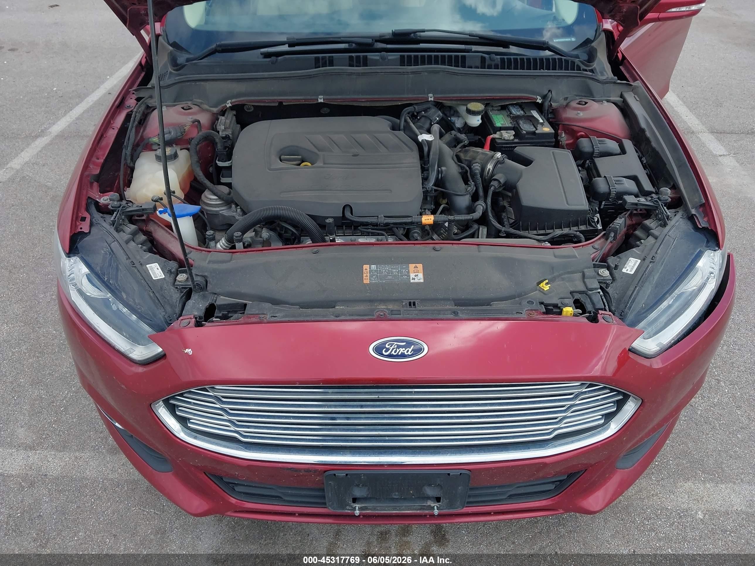 2014 Ford Fusion Se Красный vin: 3FA6P0HD5ER168310