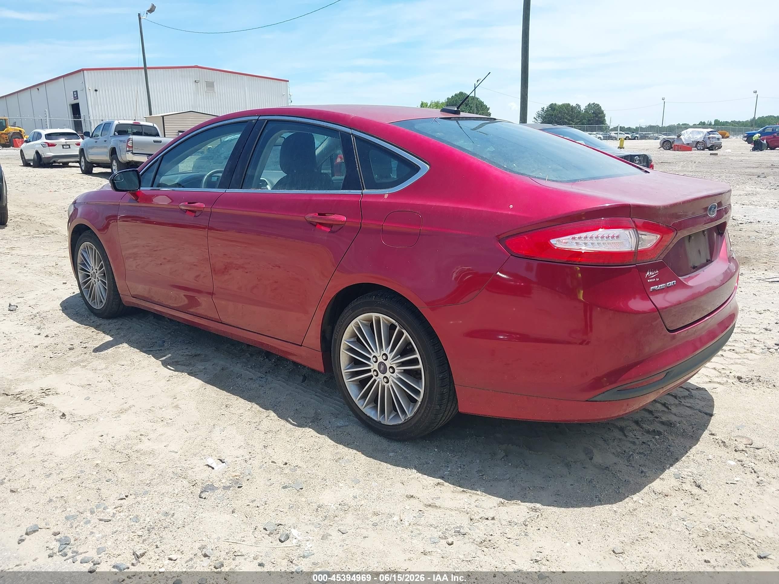 2014 Ford Fusion Se Red vin: 3FA6P0HD5ER182109