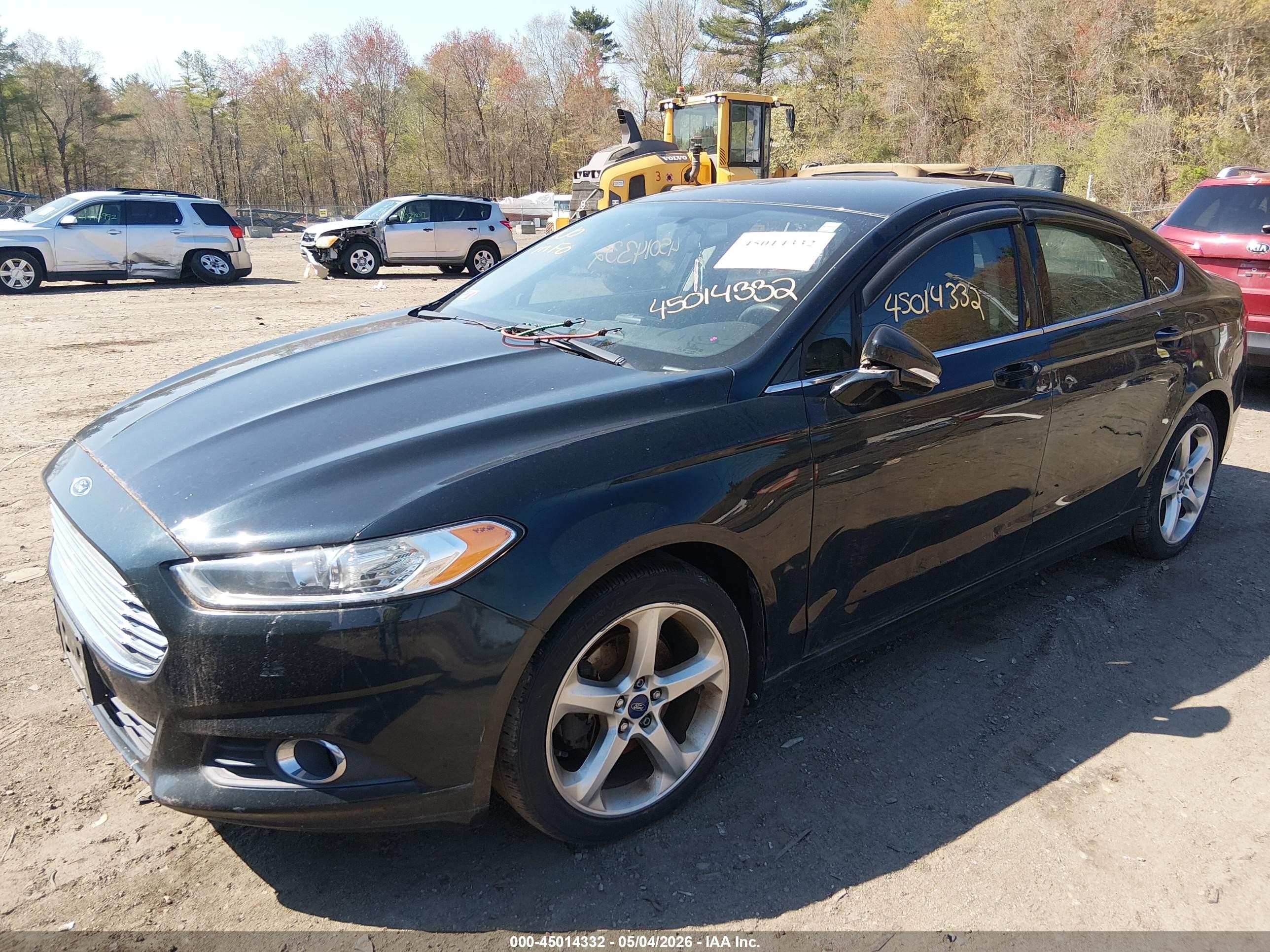 2014 Ford Fusion Se Dark Blue vin: 3FA6P0HD5ER182238