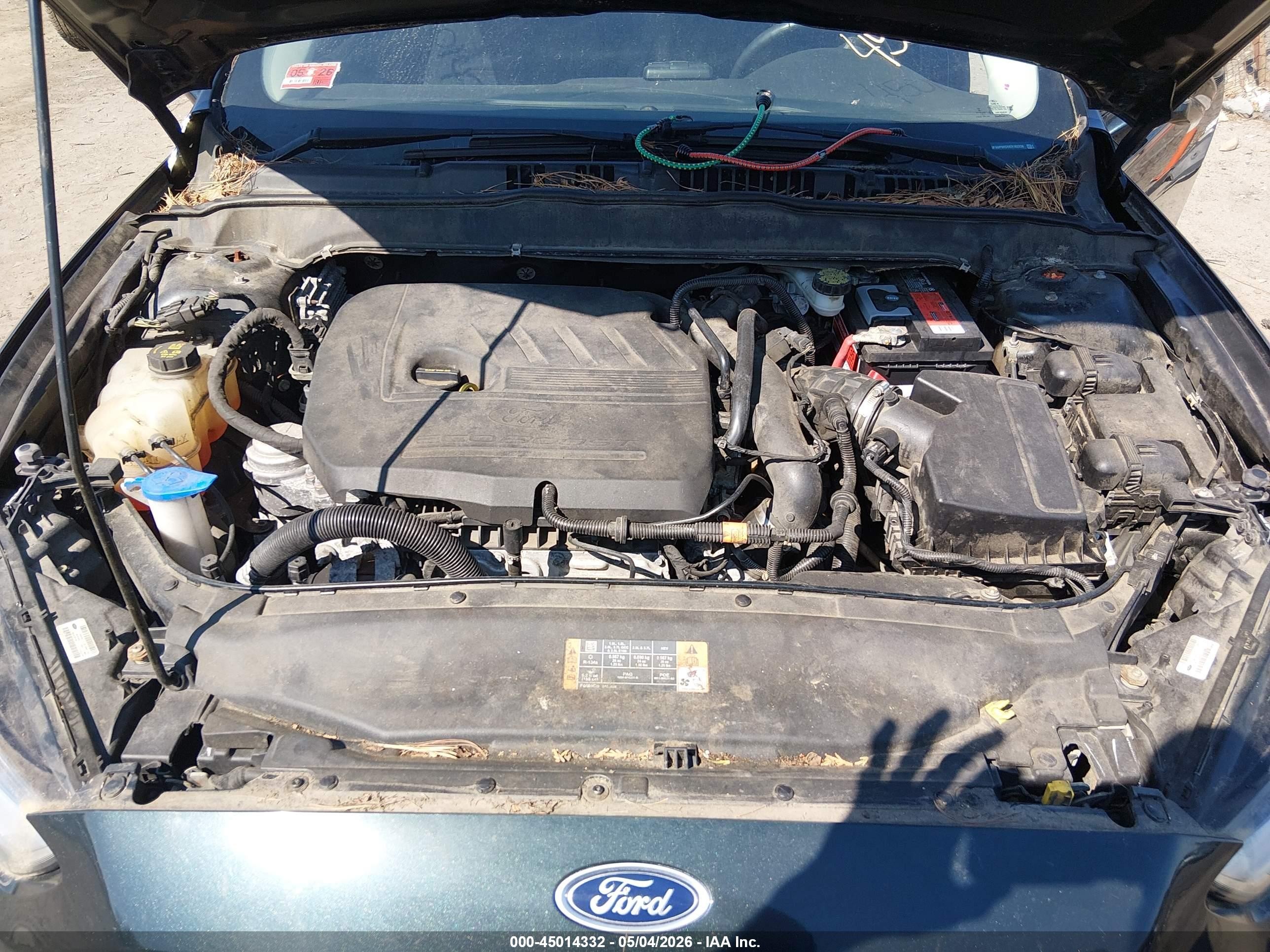 2014 Ford Fusion Se Dark Blue vin: 3FA6P0HD5ER182238