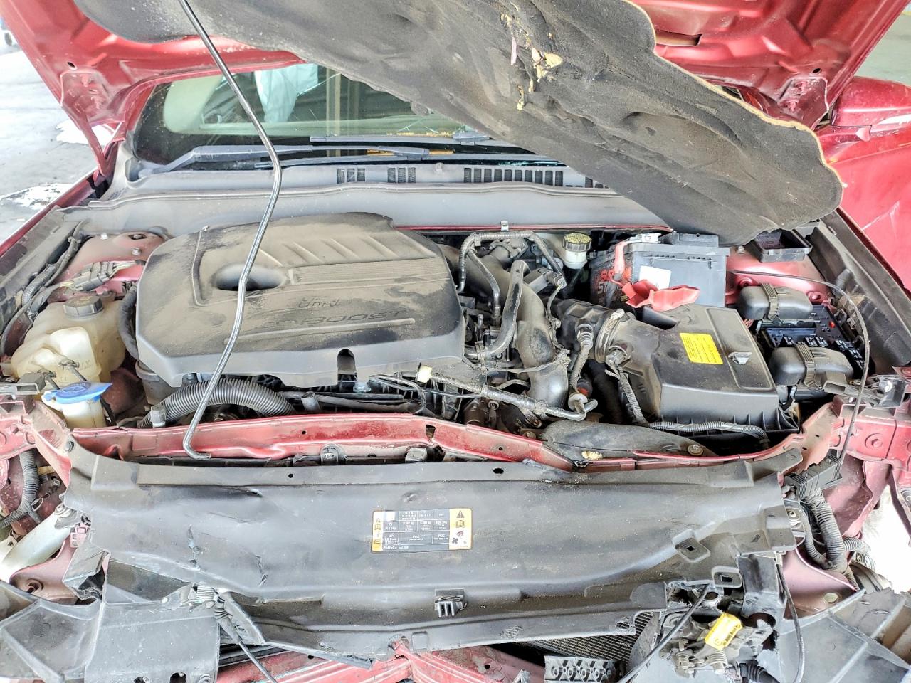 2014 Ford Fusion Se Red vin: 3FA6P0HD5ER186256