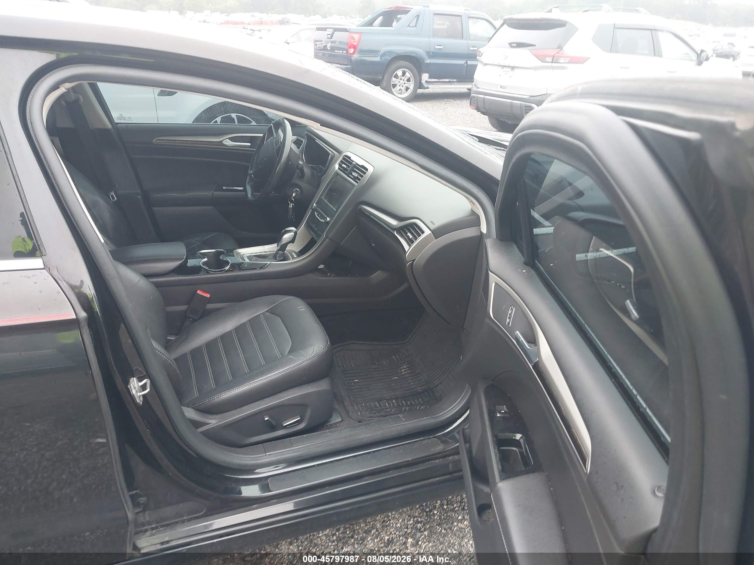 2014 Ford Fusion Se Black vin: 3FA6P0HD5ER197516