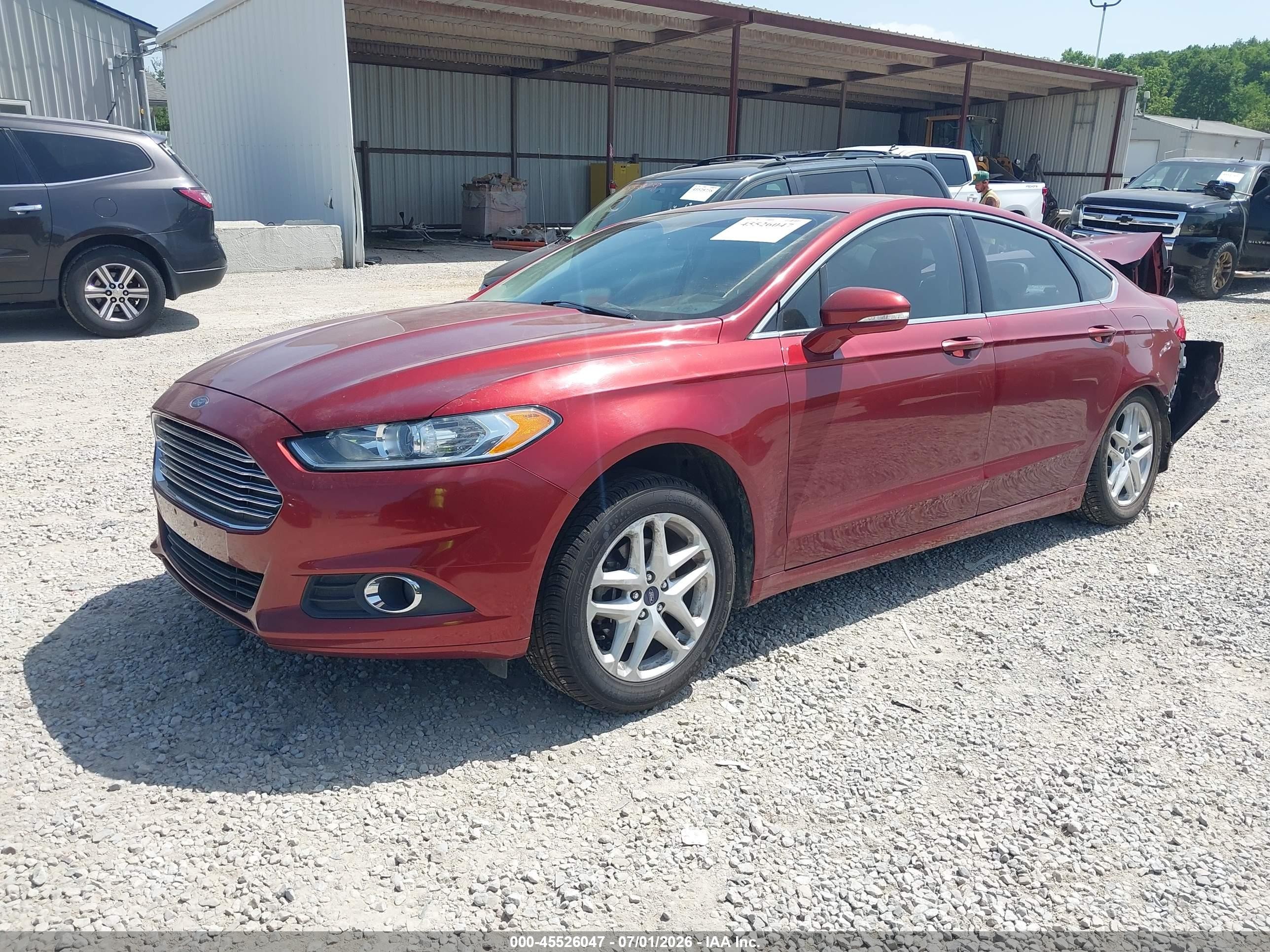 2014 Ford Fusion Se Maroon vin: 3FA6P0HD5ER211334