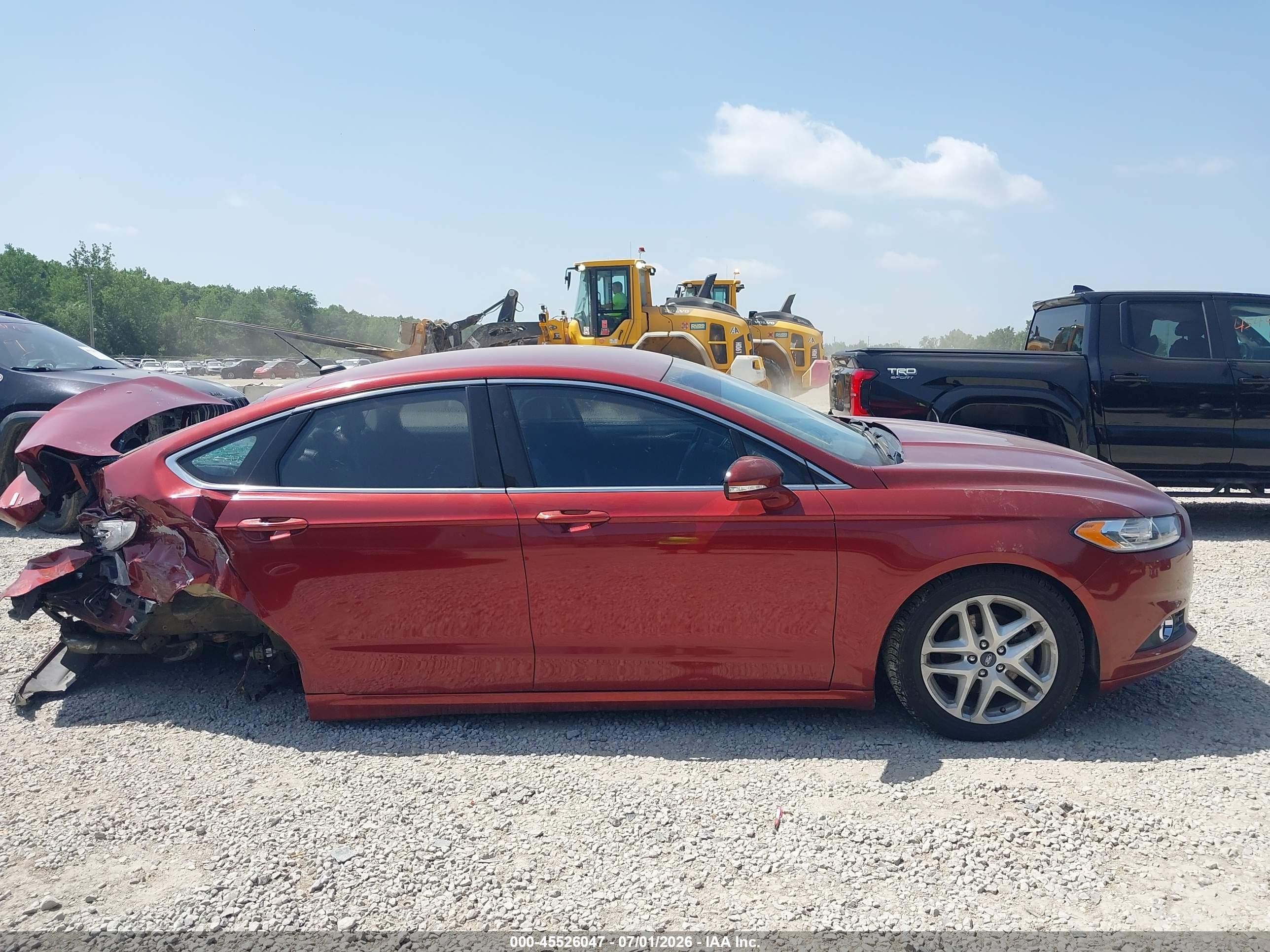 2014 Ford Fusion Se Maroon vin: 3FA6P0HD5ER211334