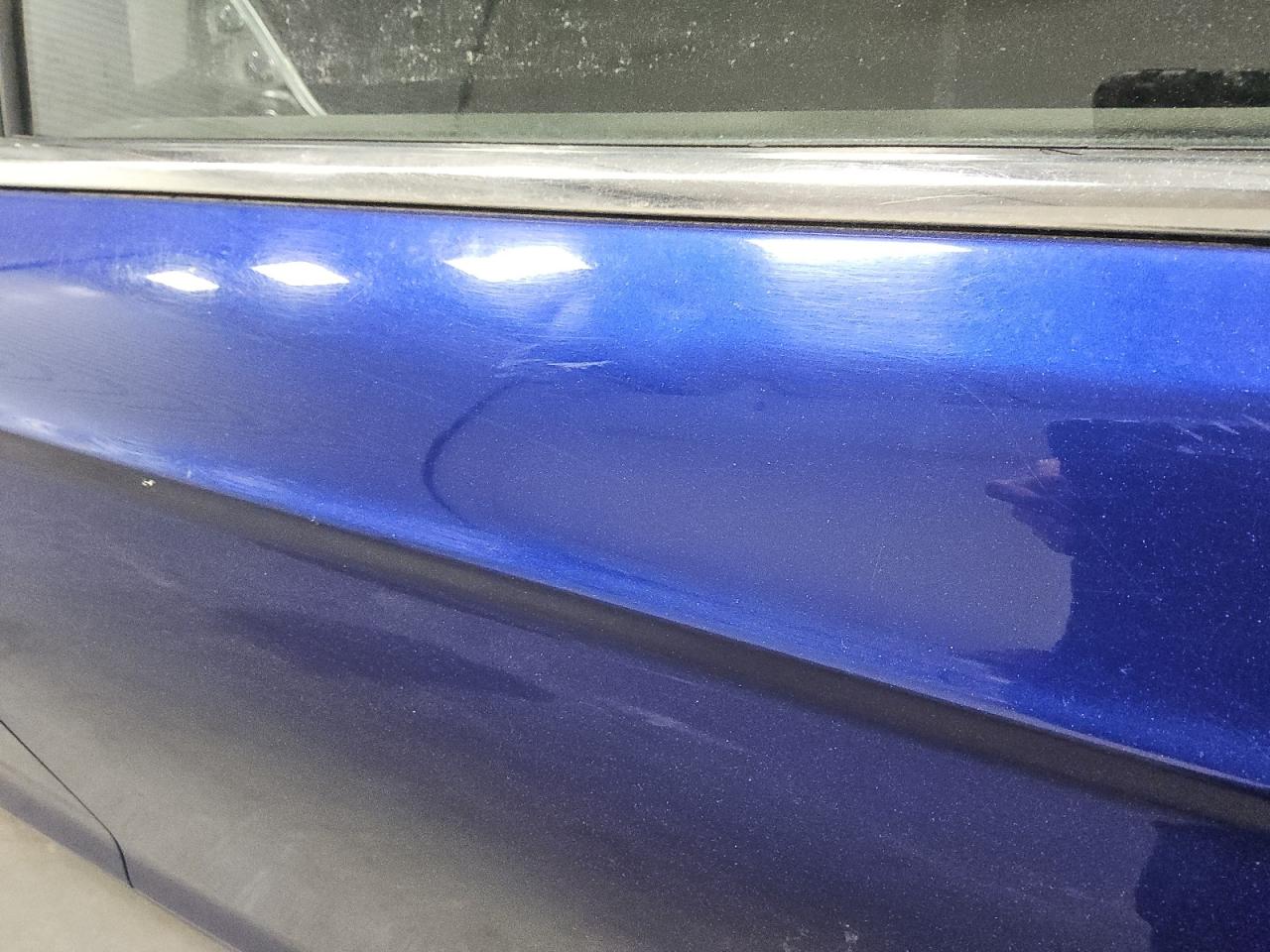 2014 Ford Fusion Se Blue vin: 3FA6P0HD5ER217117 Damage: Left Rear Door, Dent(S) W/No Paint Dmg, 1 To 2 Inches
