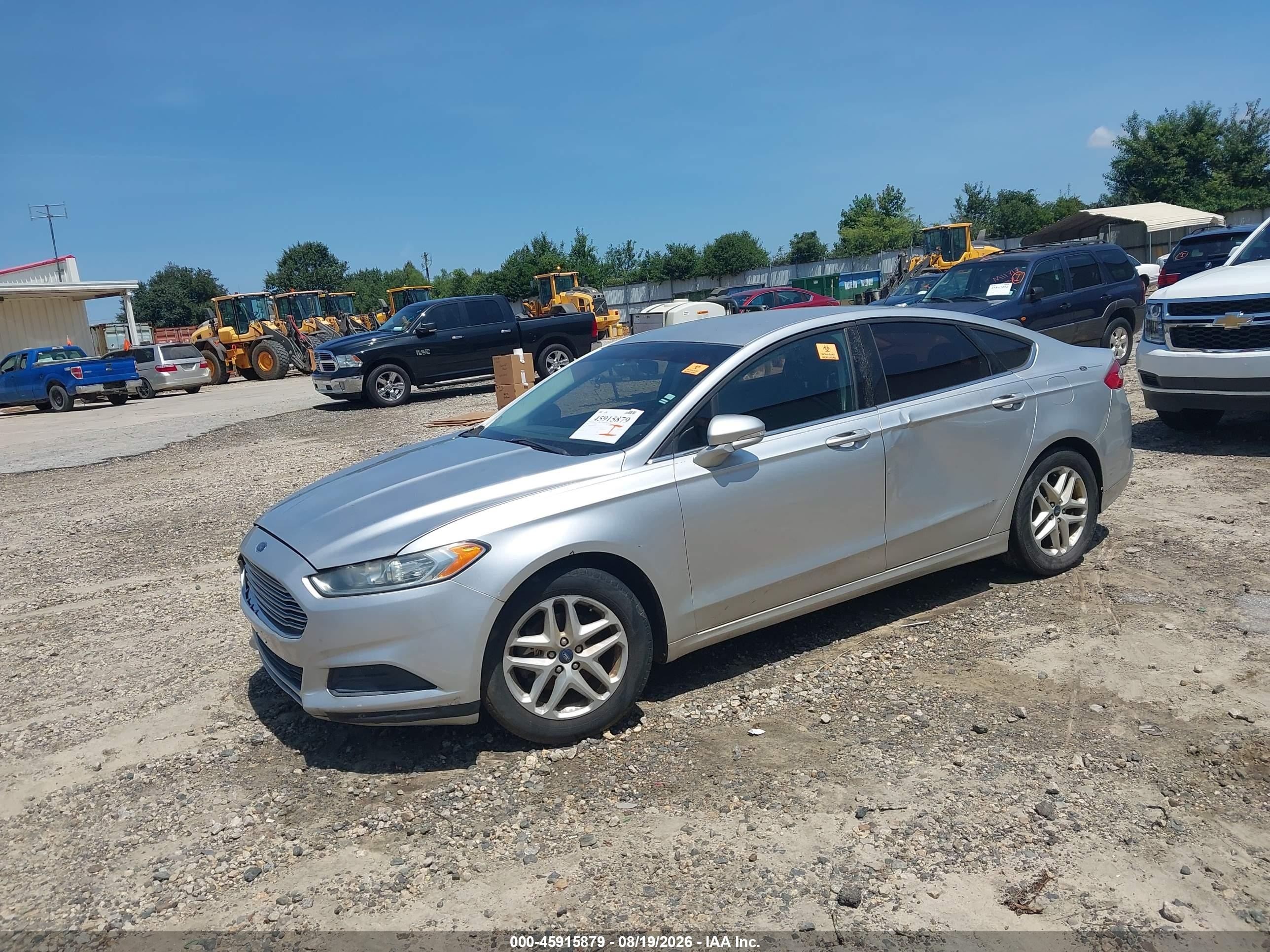 2014 Ford Fusion Se Silver vin: 3FA6P0HD5ER219756