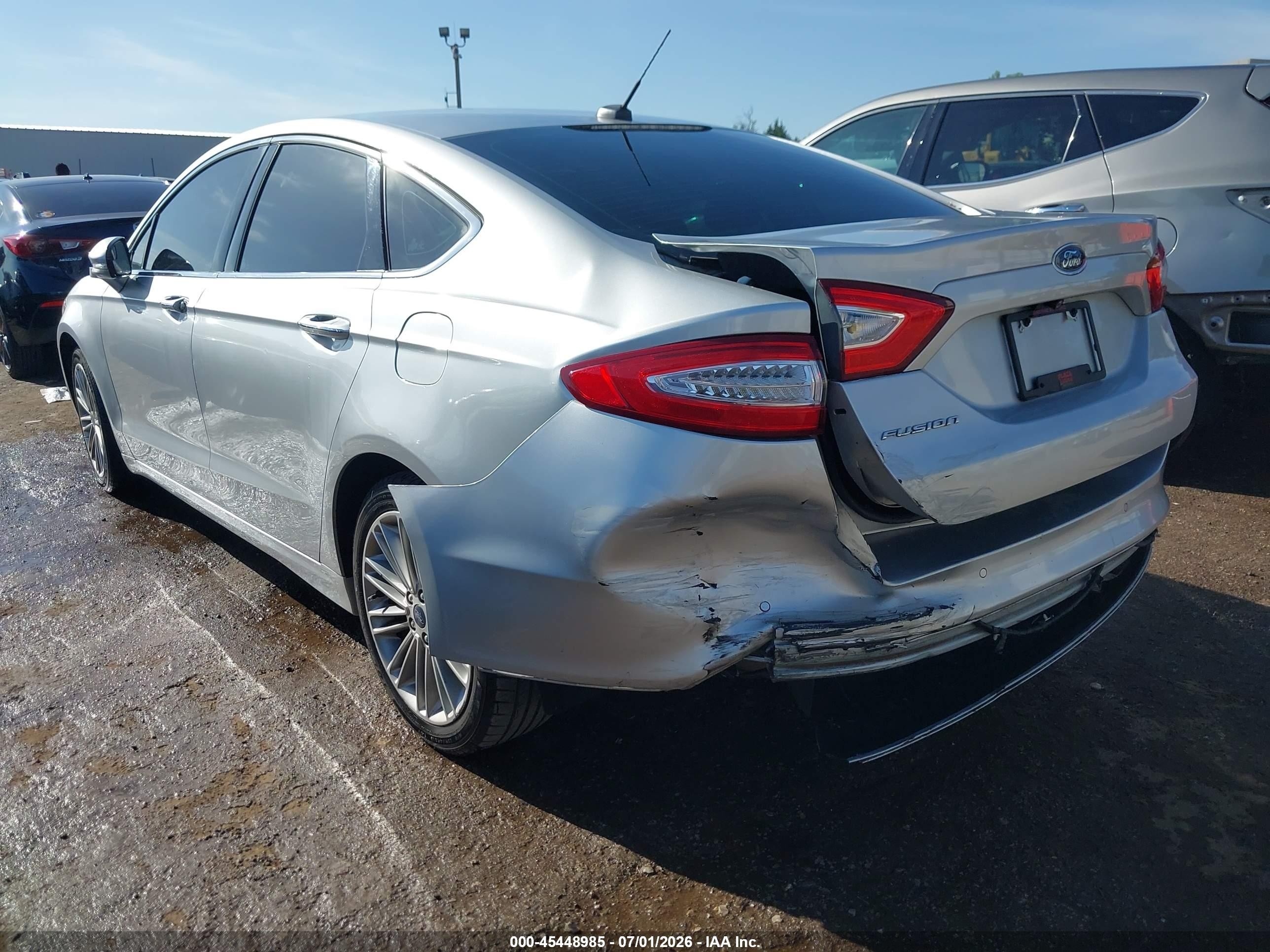 2014 Ford Fusion Se Silver vin: 3FA6P0HD5ER283487