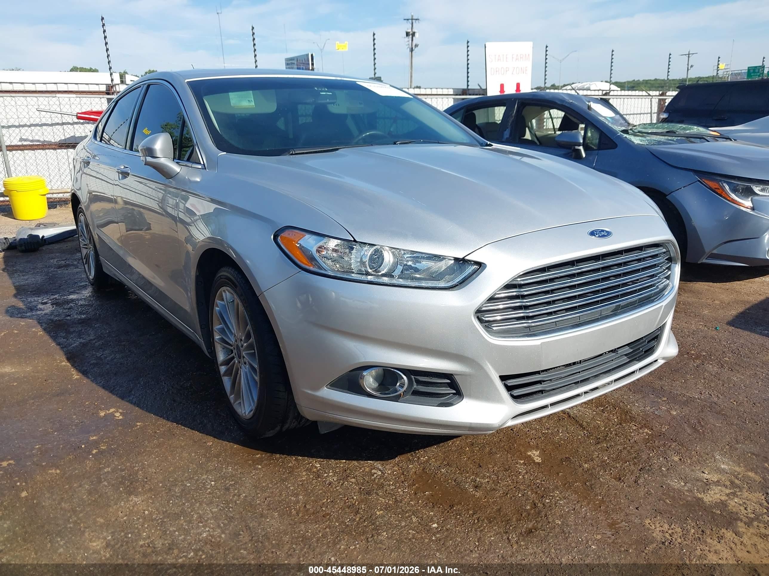 2014 Ford Fusion Se Silver vin: 3FA6P0HD5ER283487