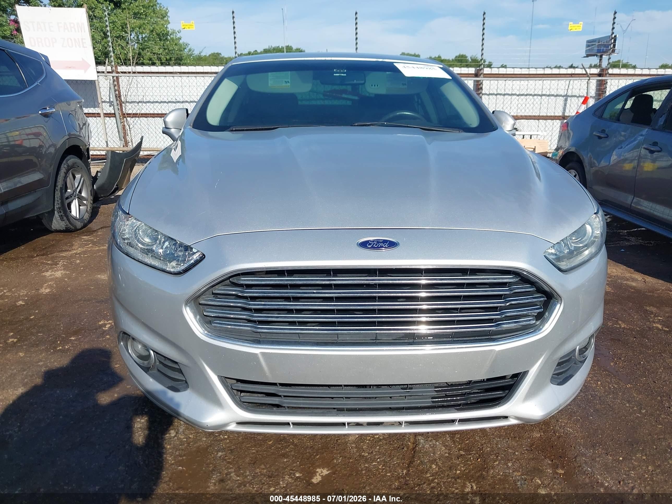 2014 Ford Fusion Se Silver vin: 3FA6P0HD5ER283487