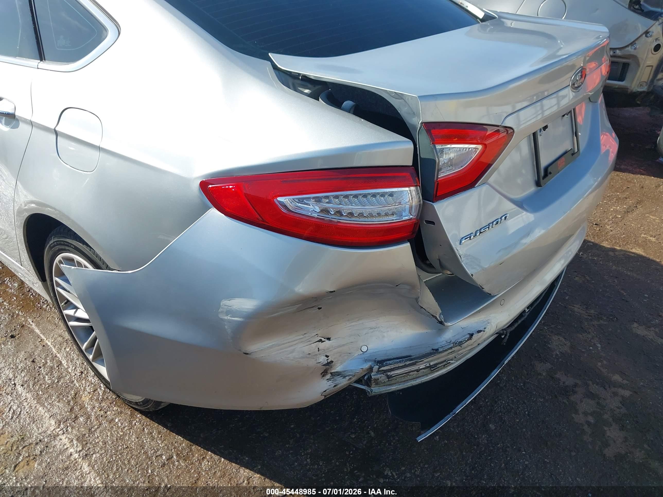 2014 Ford Fusion Se Silver vin: 3FA6P0HD5ER283487