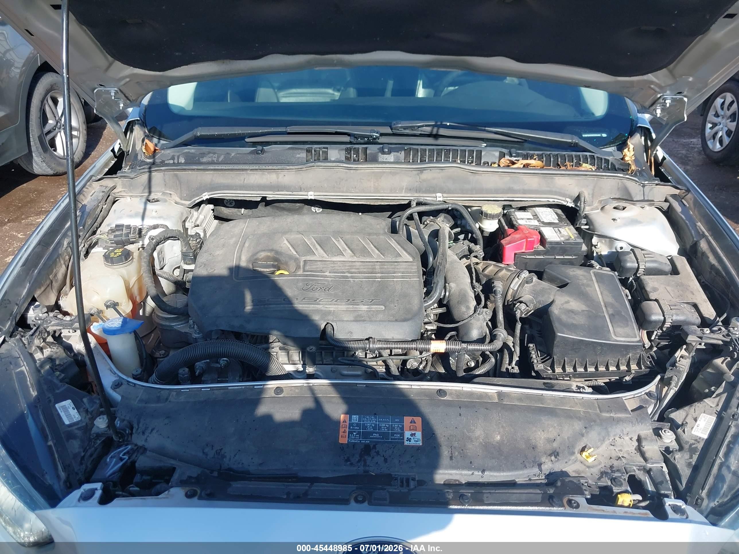 2014 Ford Fusion Se Silver vin: 3FA6P0HD5ER283487