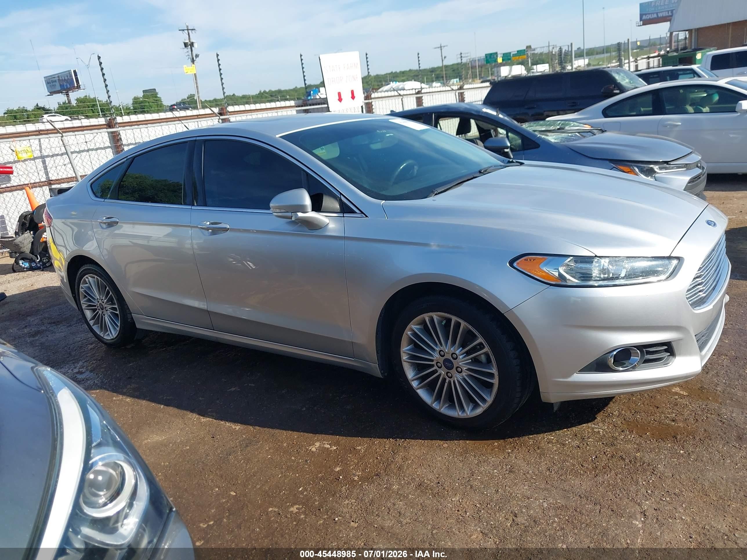 2014 Ford Fusion Se Silver vin: 3FA6P0HD5ER283487