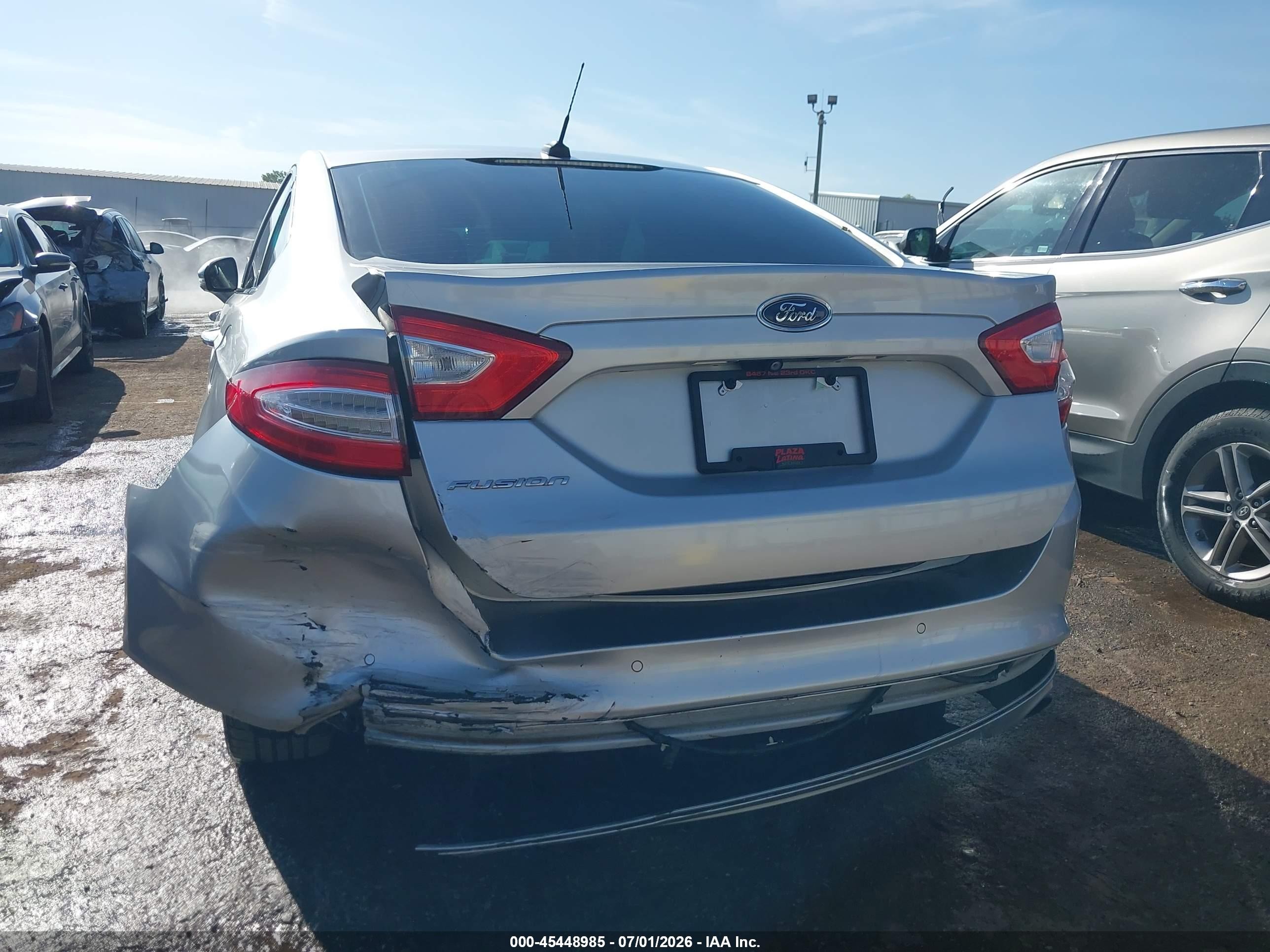 2014 Ford Fusion Se Silver vin: 3FA6P0HD5ER283487