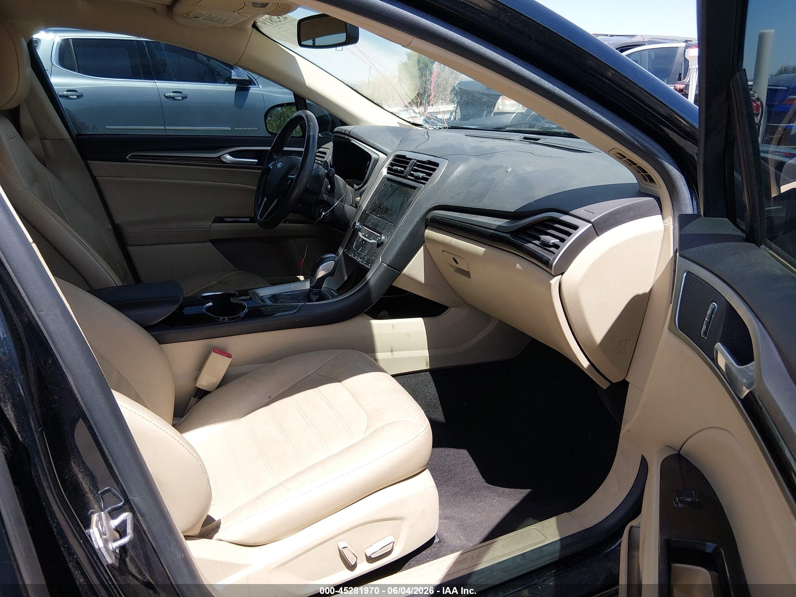 2014 Ford Fusion Se Black vin: 3FA6P0HD5ER289693