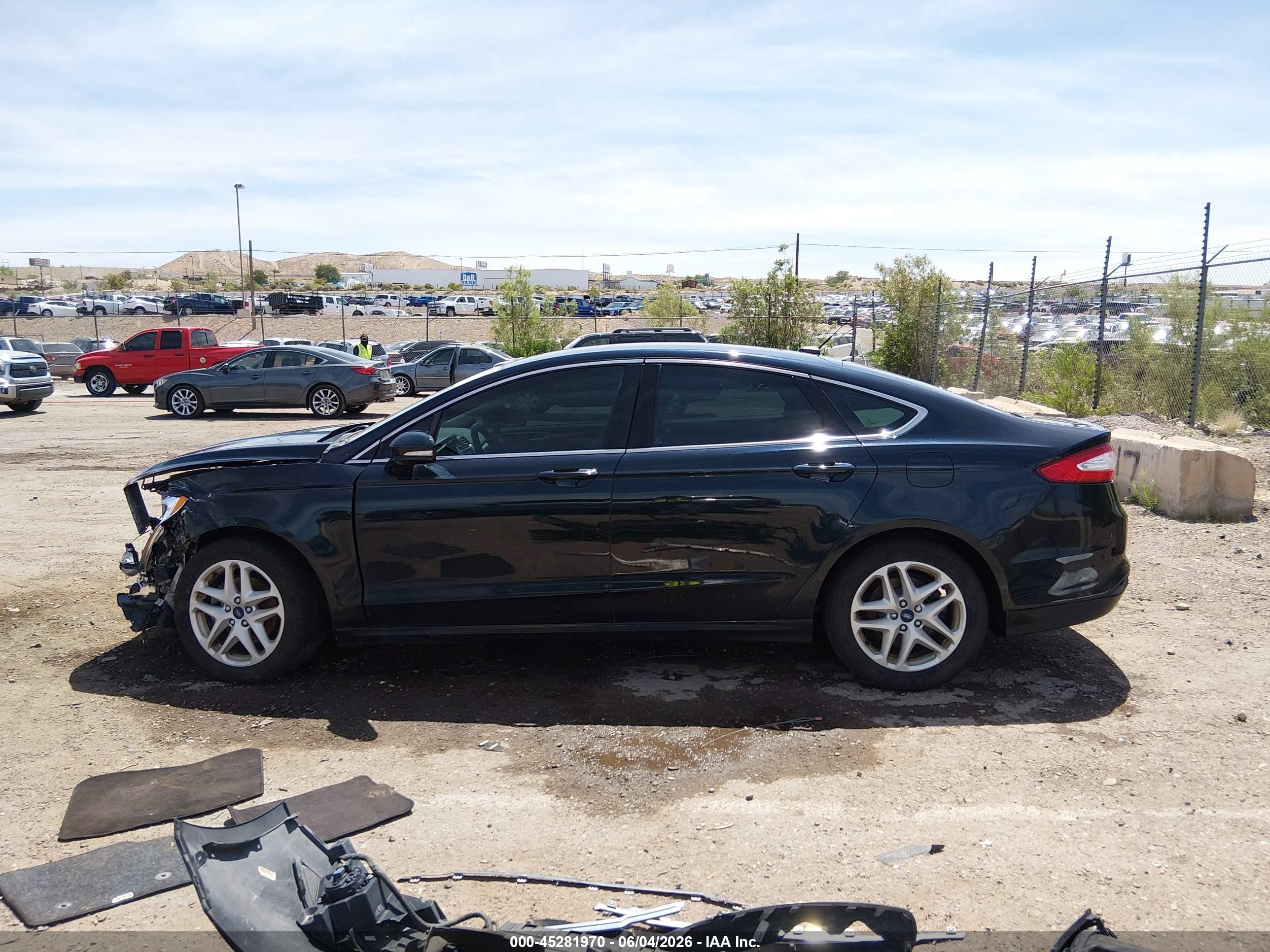 2014 Ford Fusion Se Black vin: 3FA6P0HD5ER289693