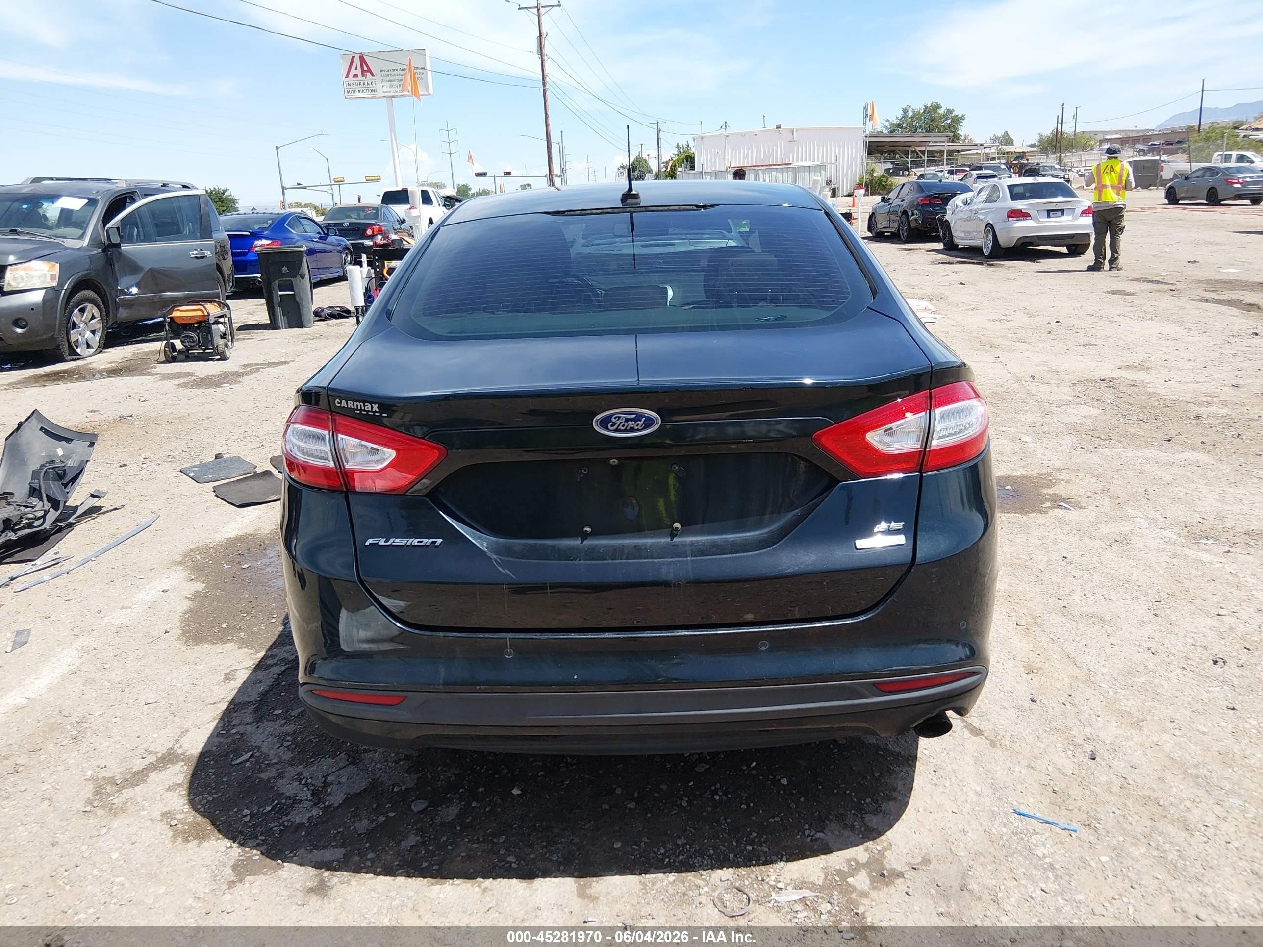 2014 Ford Fusion Se Black vin: 3FA6P0HD5ER289693