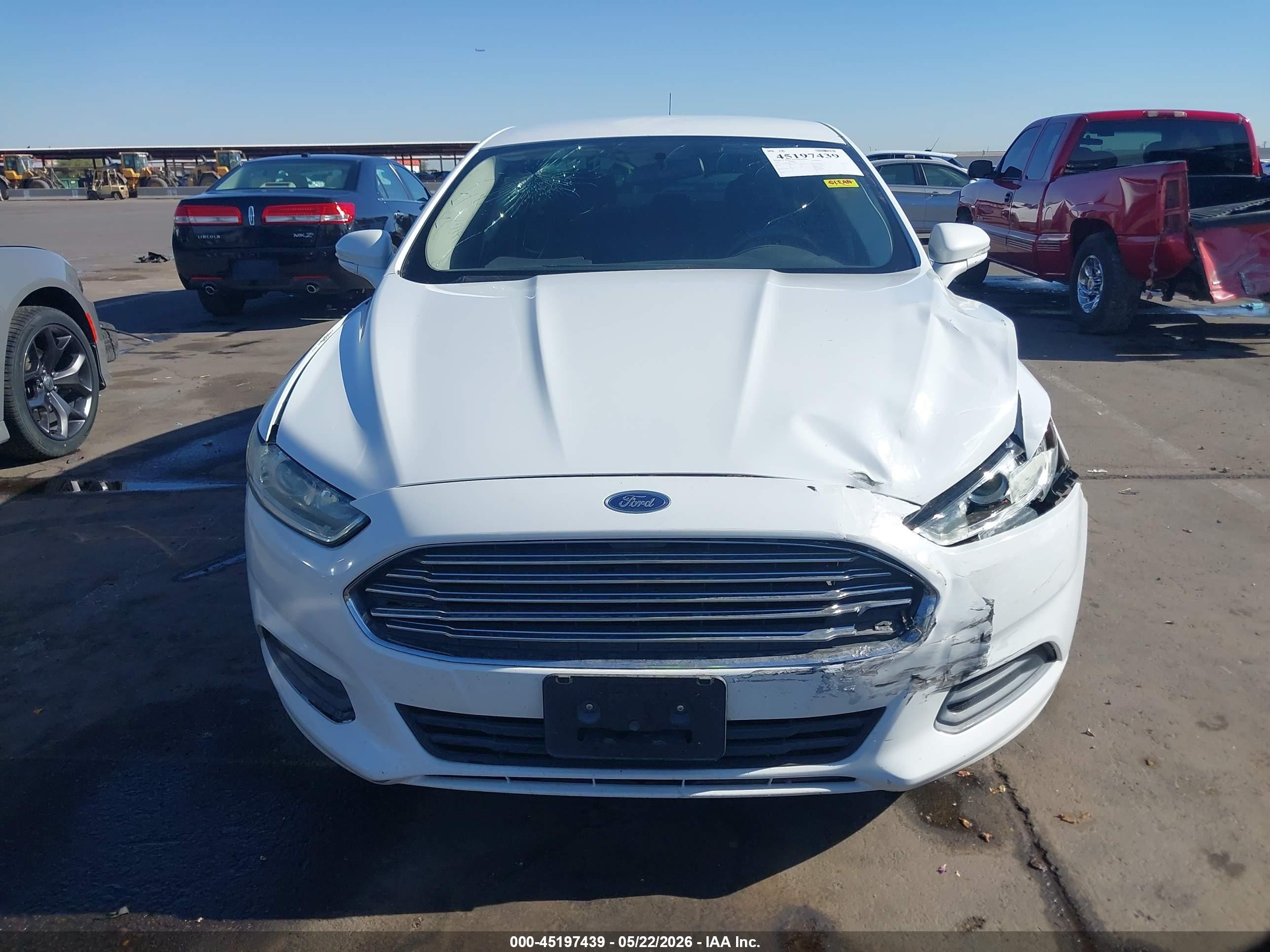 2014 Ford Fusion Se White vin: 3FA6P0HD5ER292142