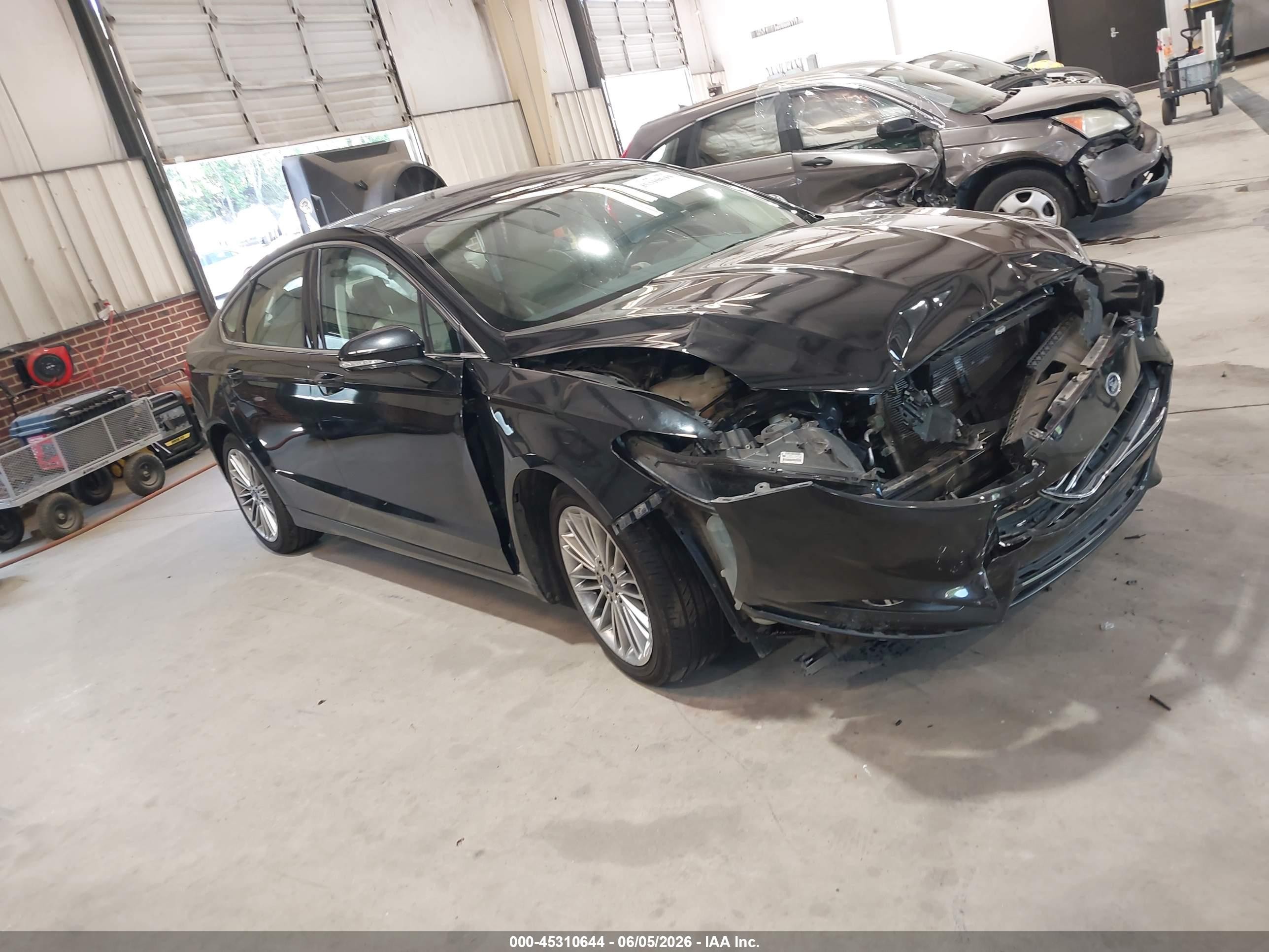 2014 Ford Fusion Se Black vin: 3FA6P0HD5ER303611