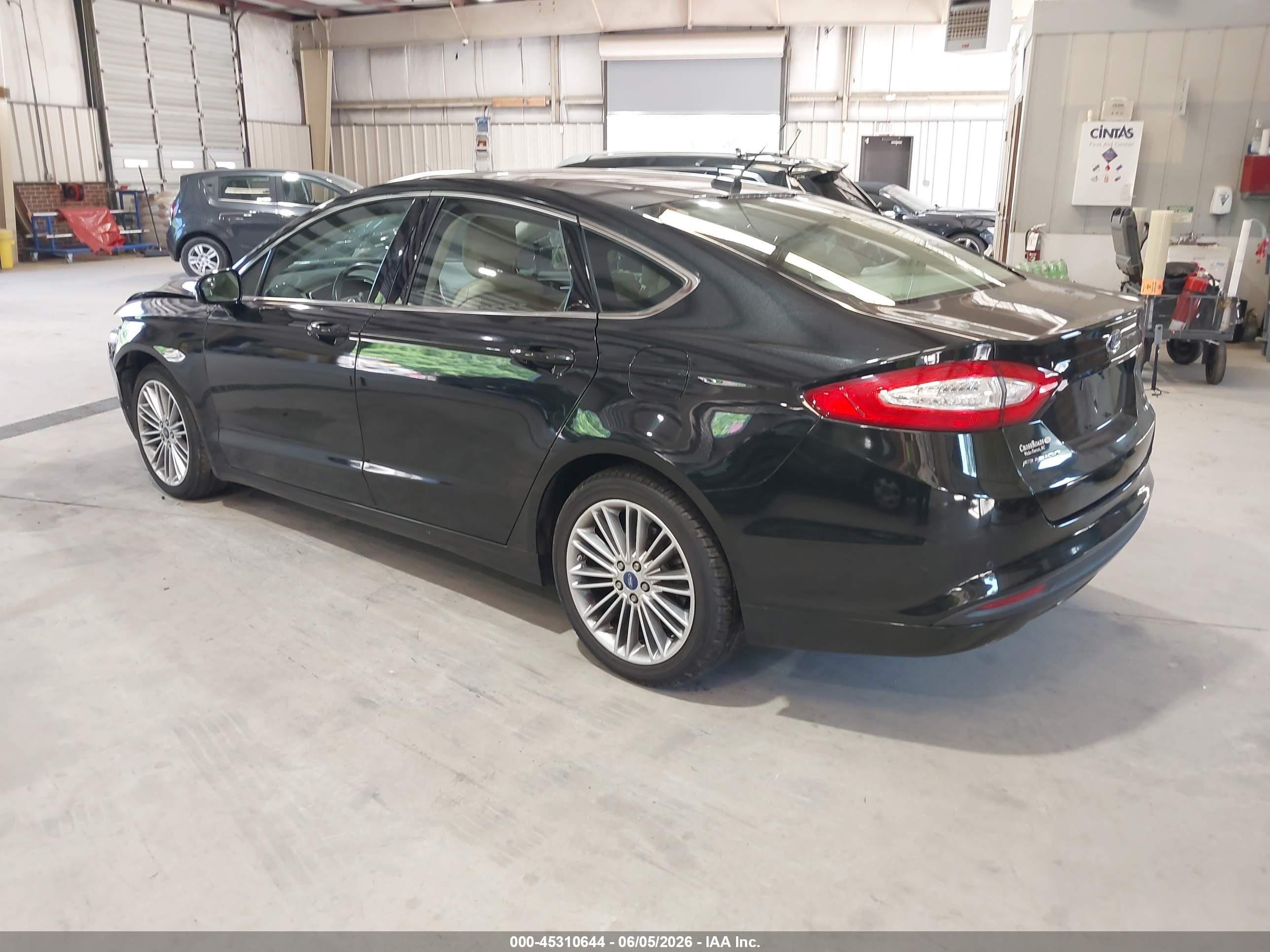 2014 Ford Fusion Se Black vin: 3FA6P0HD5ER303611
