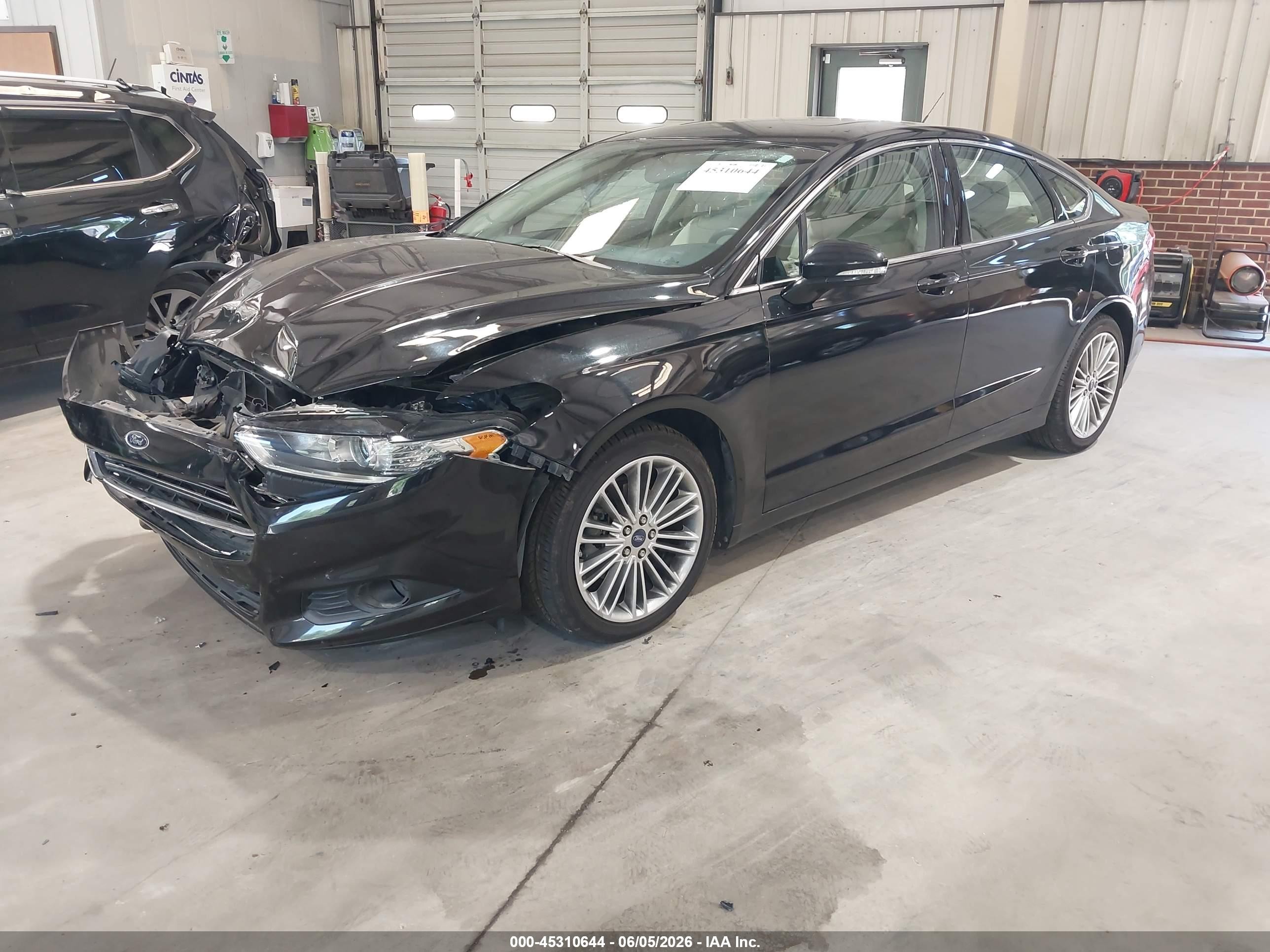 2014 Ford Fusion Se Black vin: 3FA6P0HD5ER303611