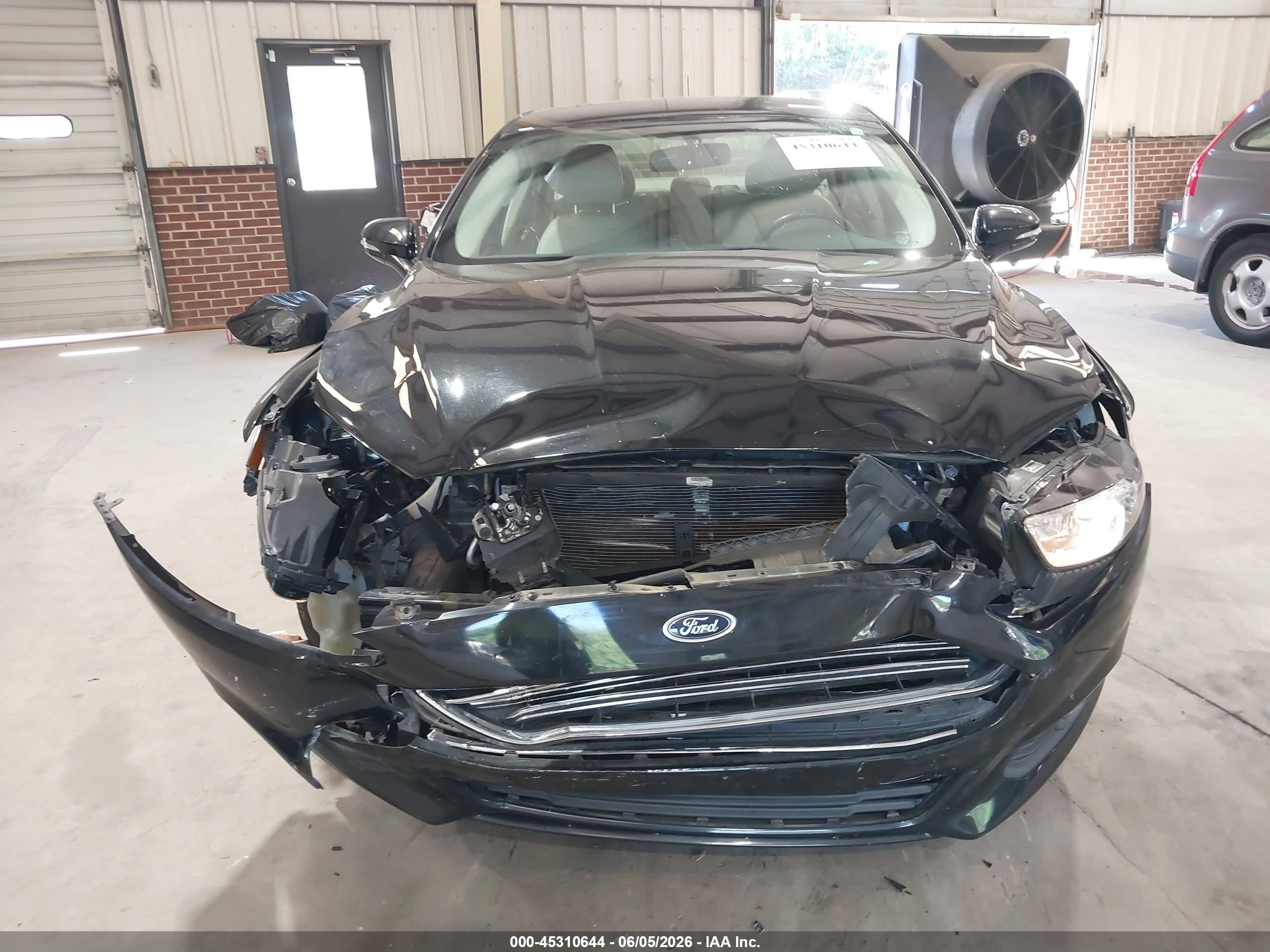 2014 Ford Fusion Se Black vin: 3FA6P0HD5ER303611