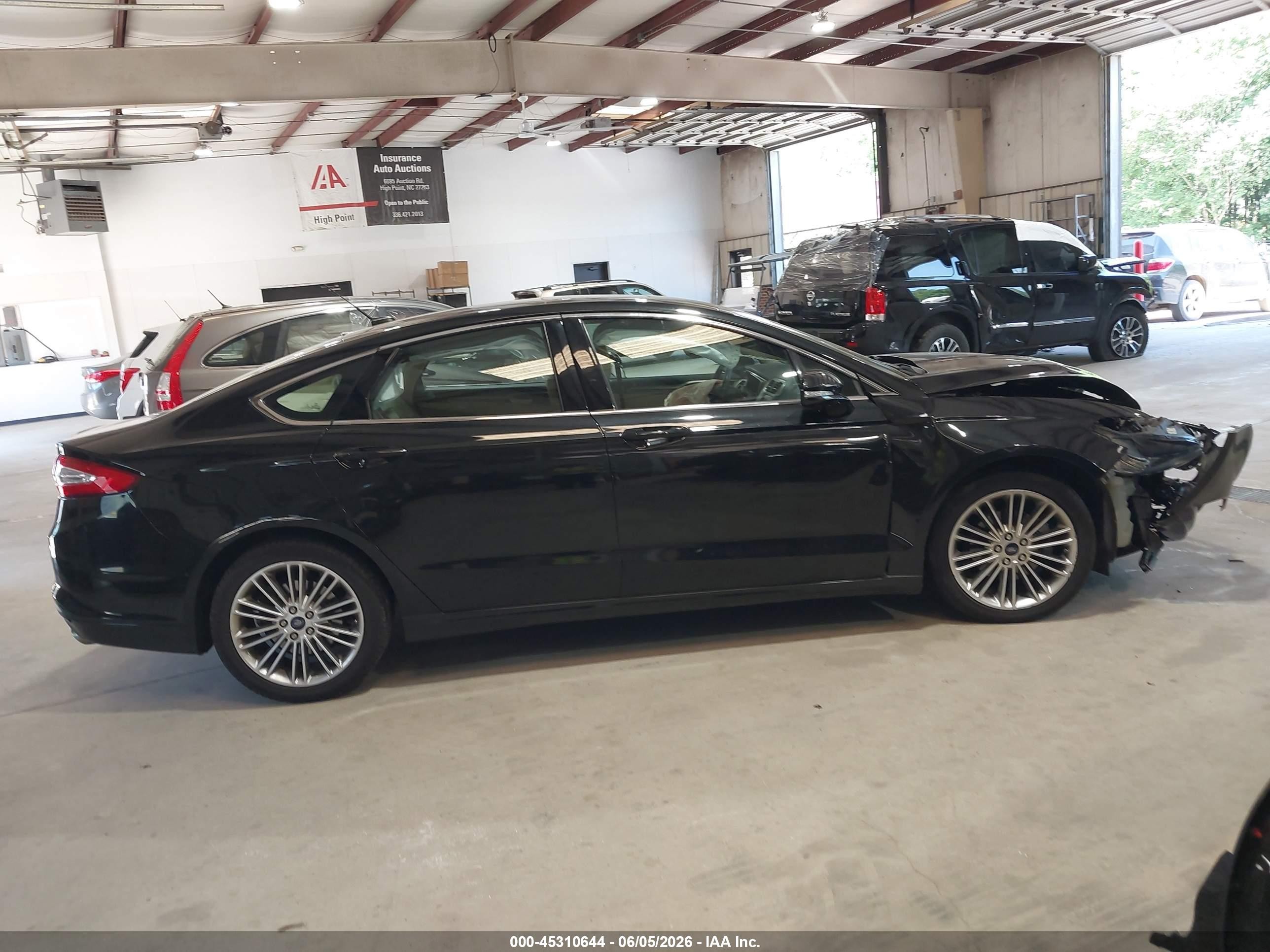 2014 Ford Fusion Se Black vin: 3FA6P0HD5ER303611