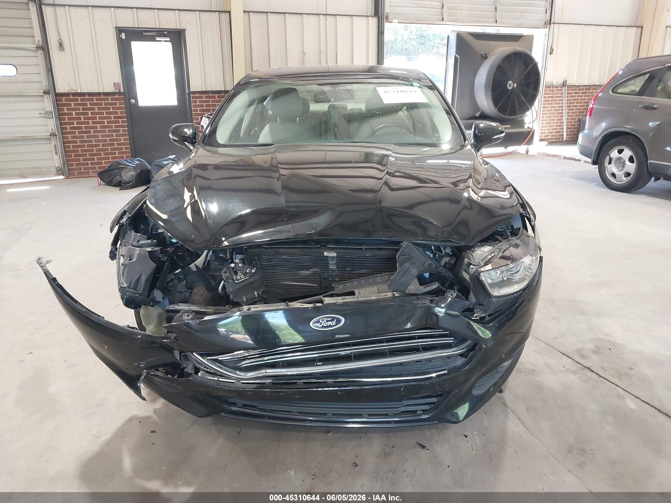 2014 Ford Fusion Se Black vin: 3FA6P0HD5ER303611