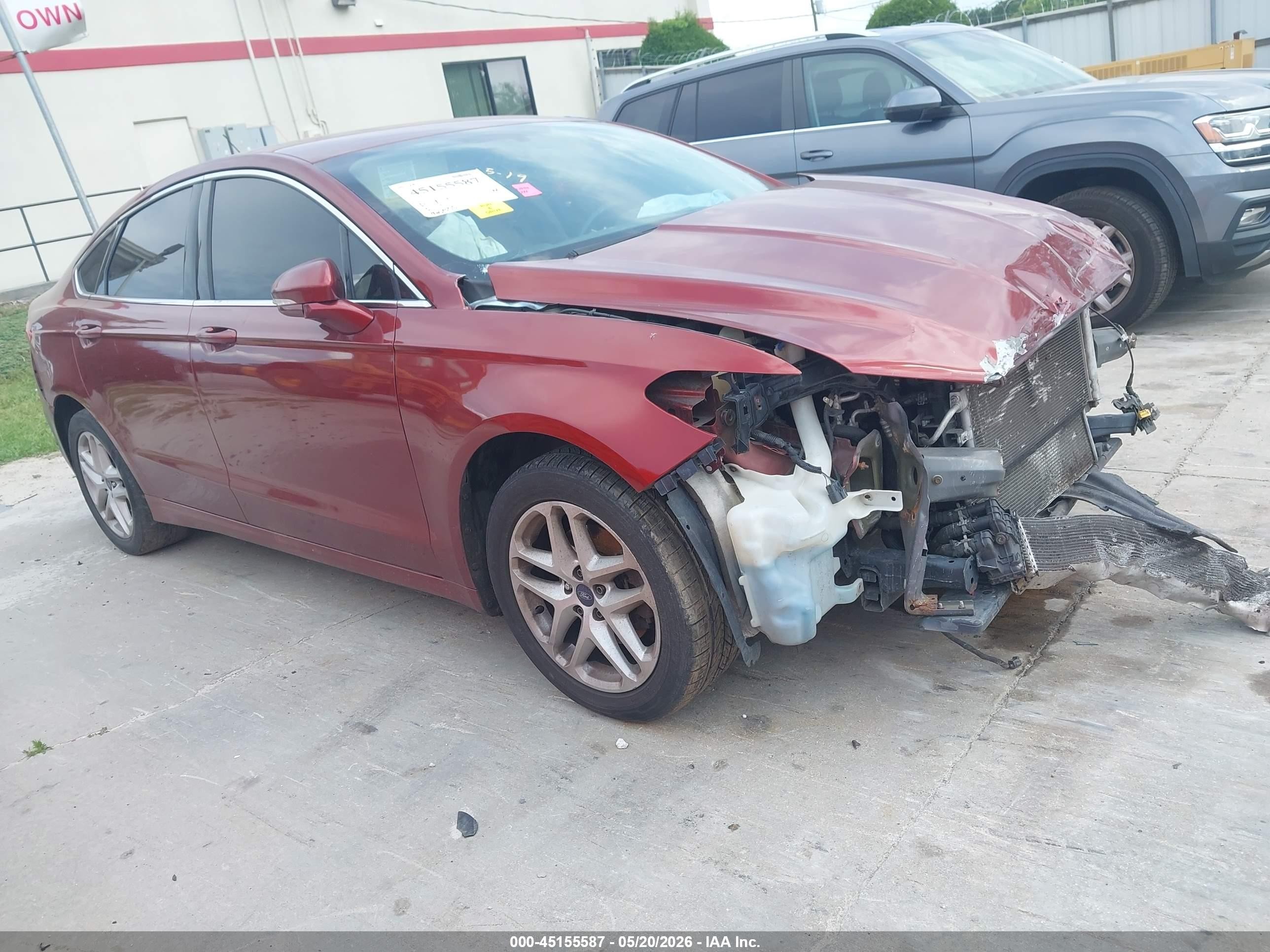 2014 Ford Fusion Se Orange vin: 3FA6P0HD5ER304970
