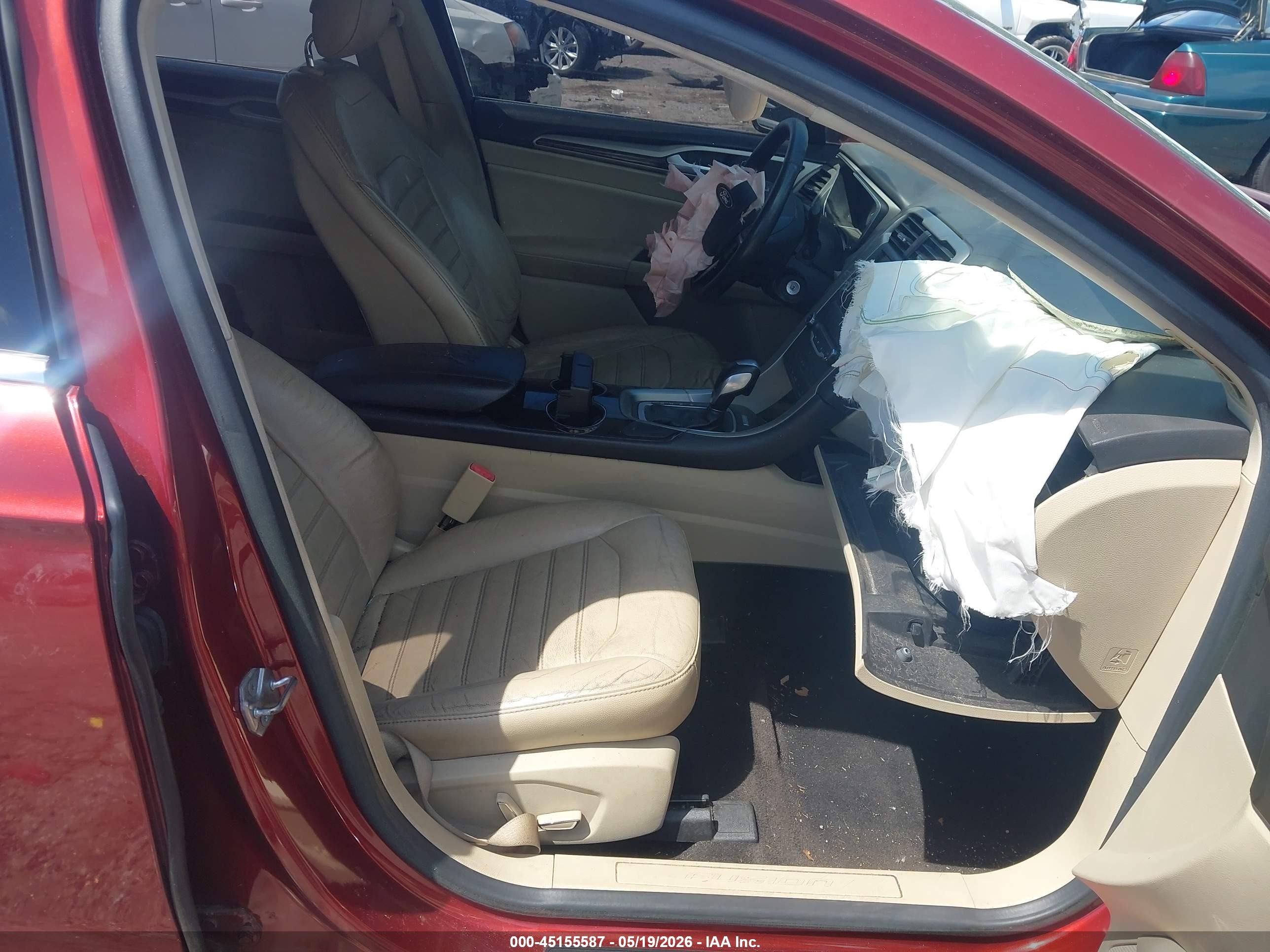 2014 Ford Fusion Se Orange vin: 3FA6P0HD5ER304970