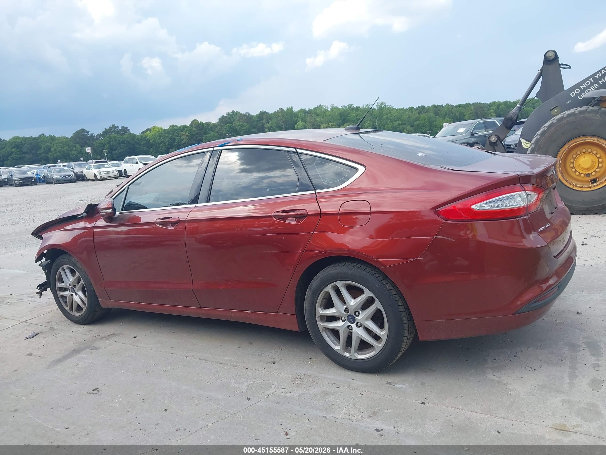 2014 Ford Fusion Se Orange vin: 3FA6P0HD5ER304970