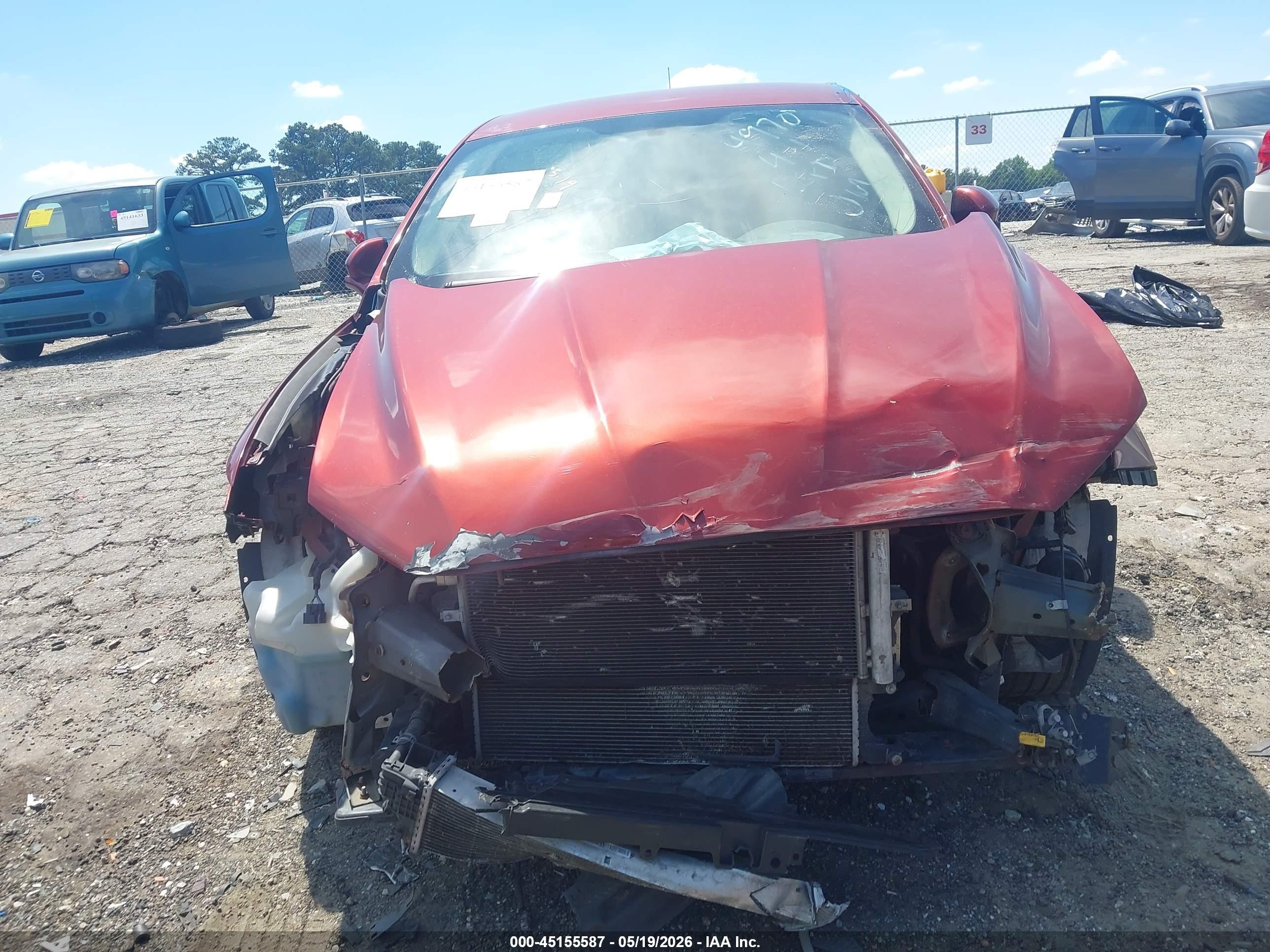 2014 Ford Fusion Se Orange vin: 3FA6P0HD5ER304970
