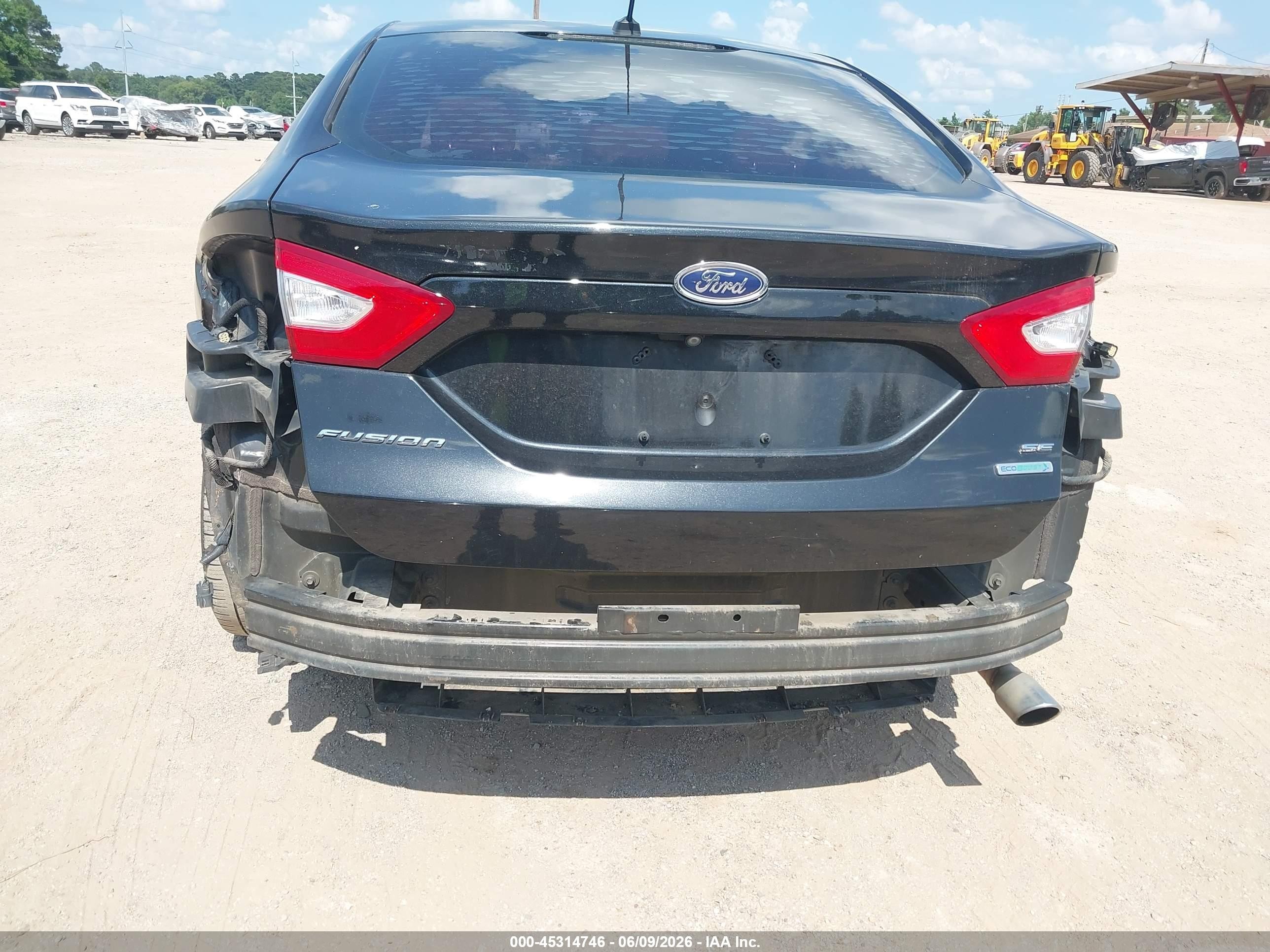 2014 Ford Fusion Se Black vin: 3FA6P0HD5ER329173
