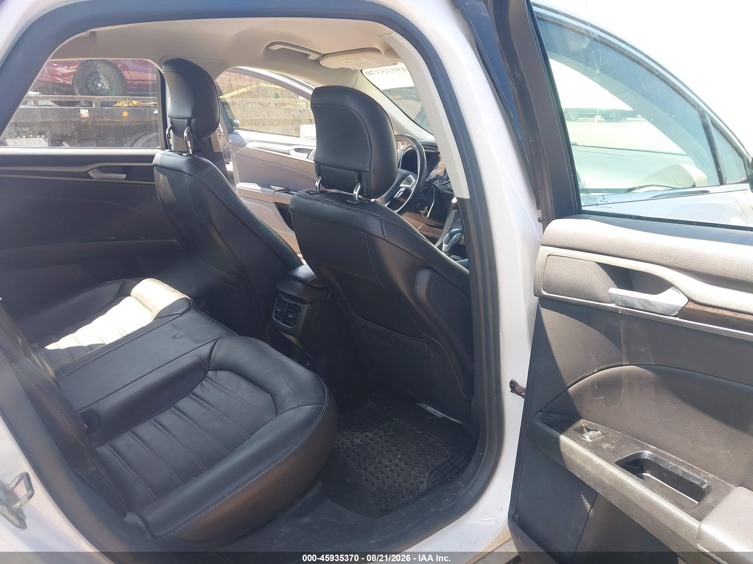 2014 Ford Fusion Se White vin: 3FA6P0HD5ER354218