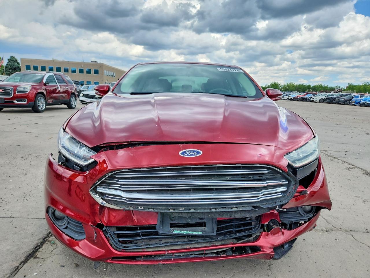 2014 Ford Fusion Se Burgundy vin: 3FA6P0HD5ER355935