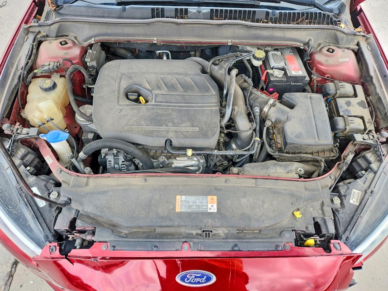 2014 Ford Fusion Se Burgundy vin: 3FA6P0HD5ER355935