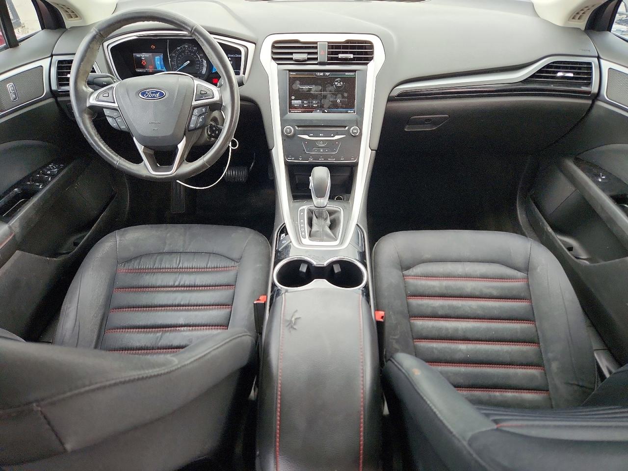 2014 Ford Fusion Se Burgundy vin: 3FA6P0HD5ER355935