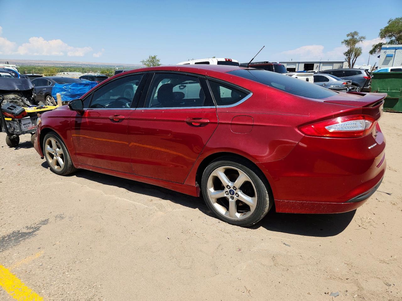 2014 Ford Fusion Se Red vin: 3FA6P0HD5ER355935