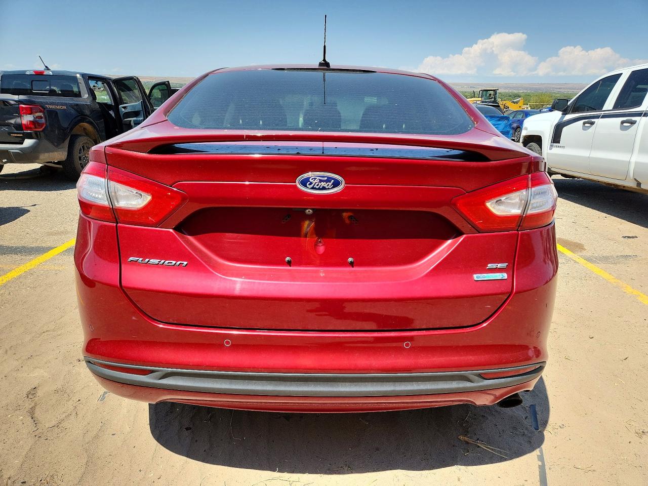 2014 Ford Fusion Se Red vin: 3FA6P0HD5ER355935