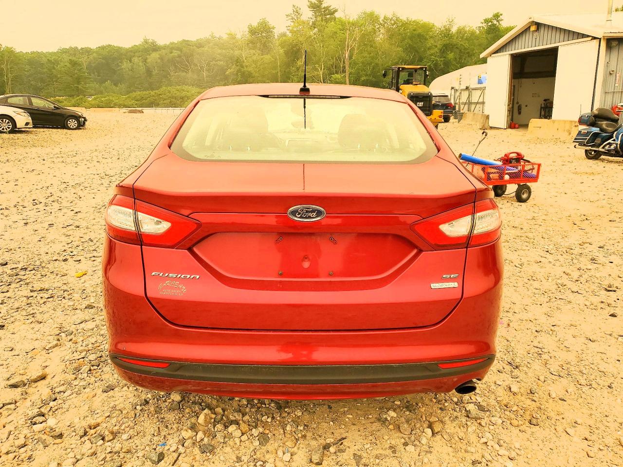 2014 Ford Fusion Se Red vin: 3FA6P0HD5ER362593