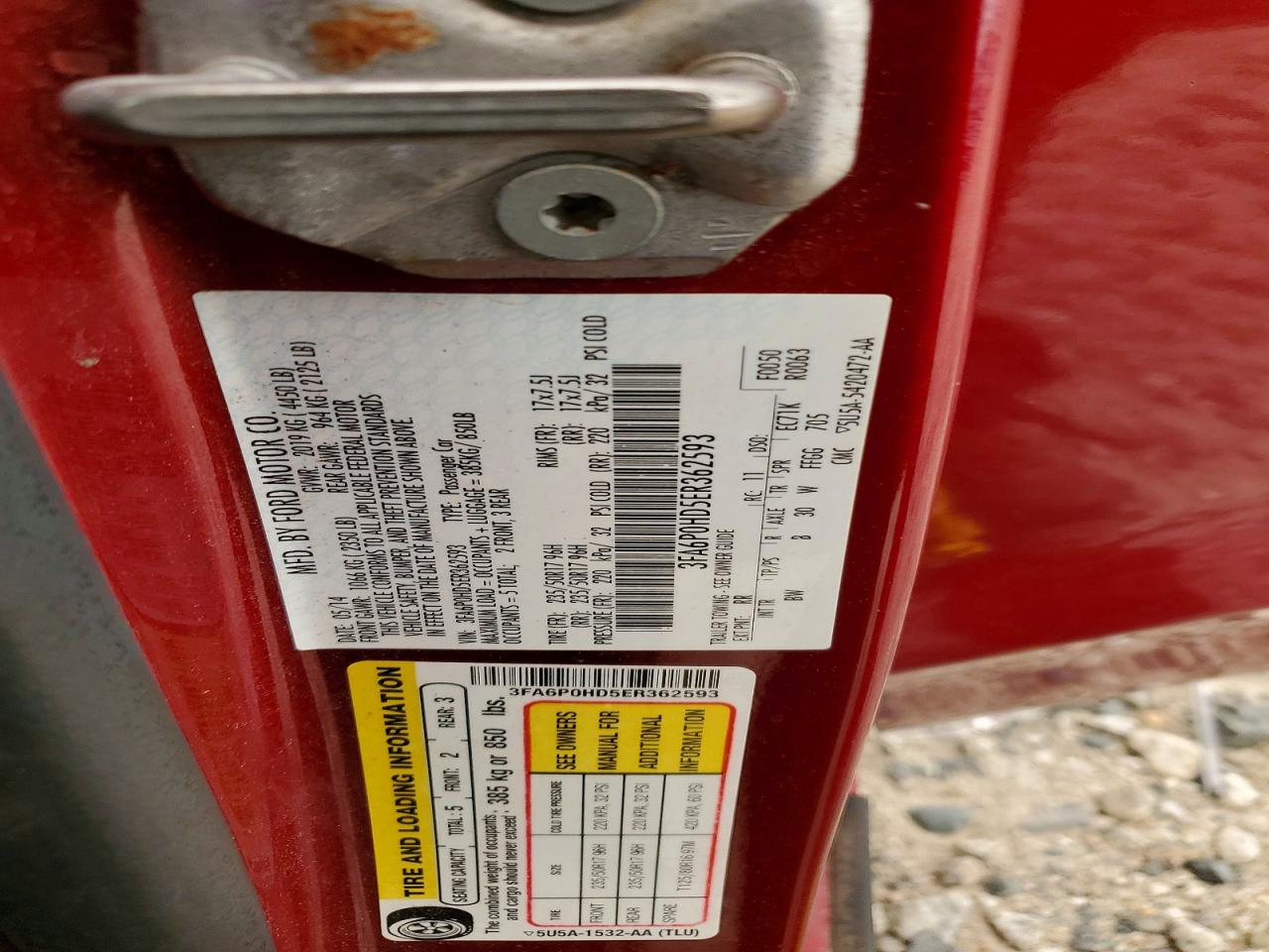 2014 Ford Fusion Se Red vin: 3FA6P0HD5ER362593