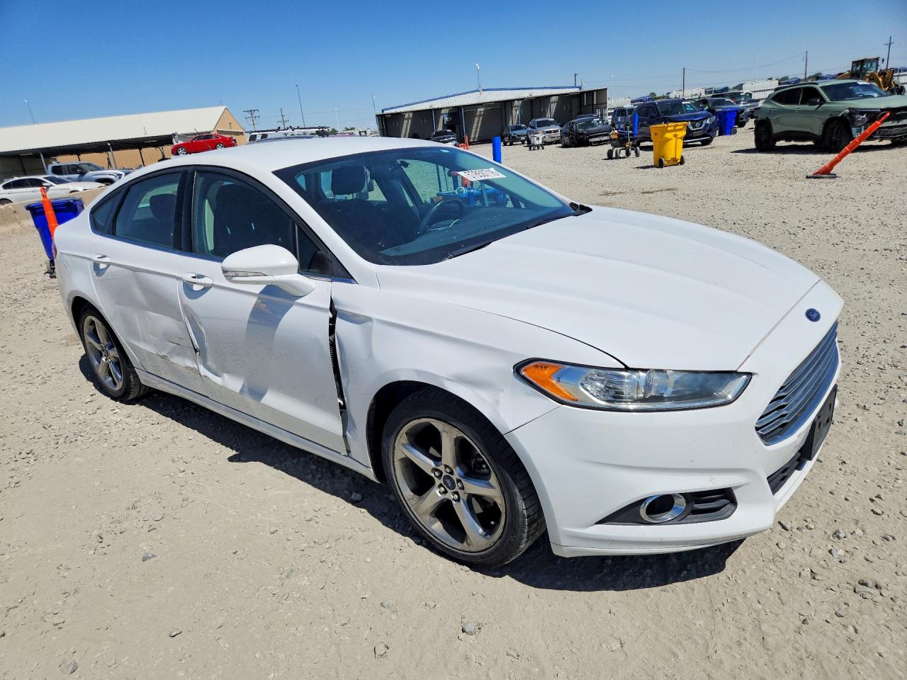 2014 Ford Fusion Se White vin: 3FA6P0HD5ER378115